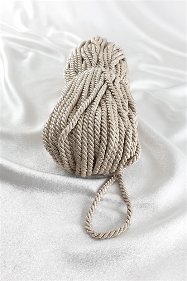 Beige Color Cord Rope 8 Mm