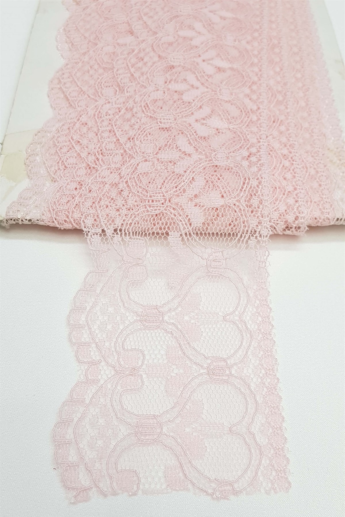  Pembe Kolalı Kuğu Dantel 6 cm