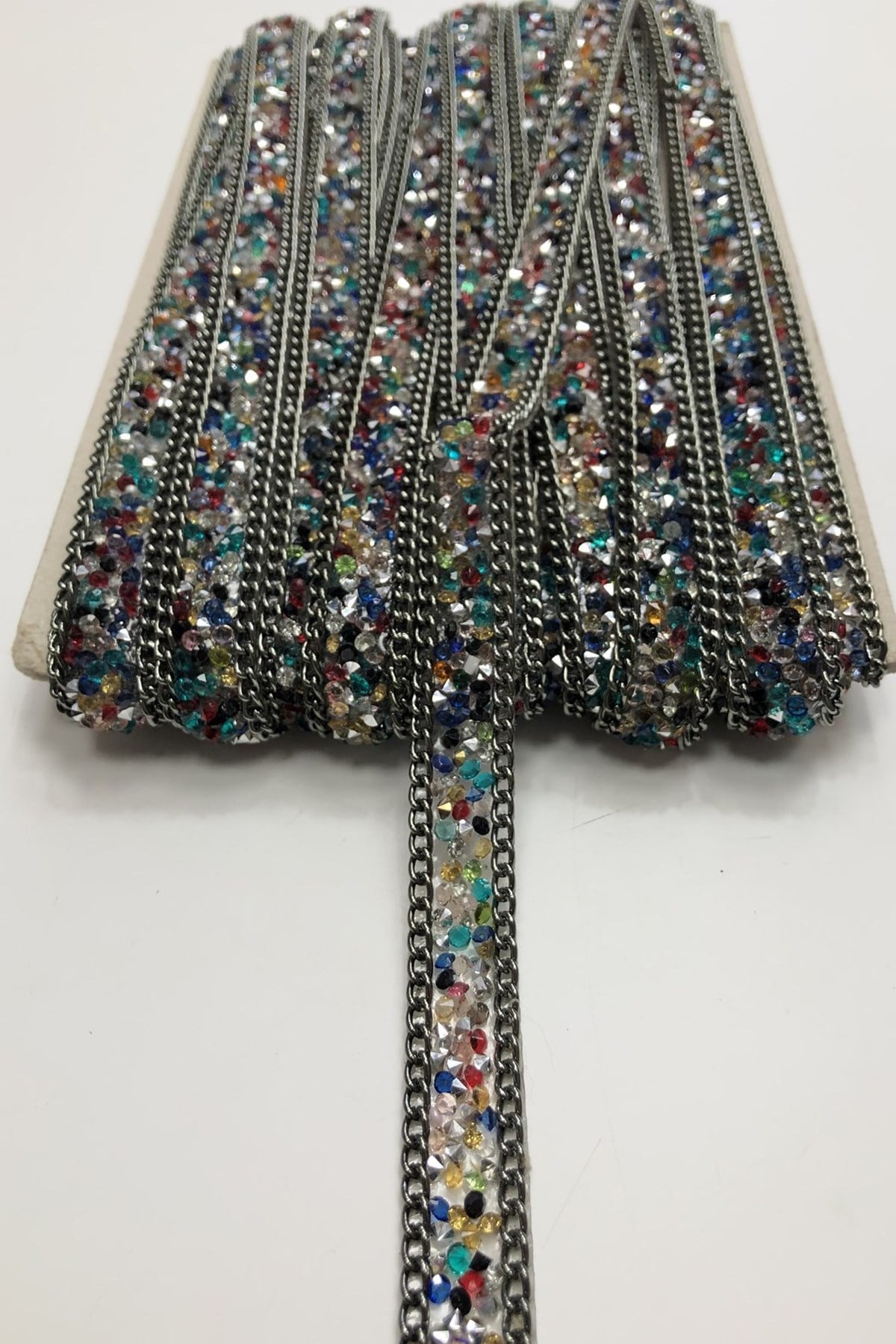 Black Color Iron-on Strip Applique