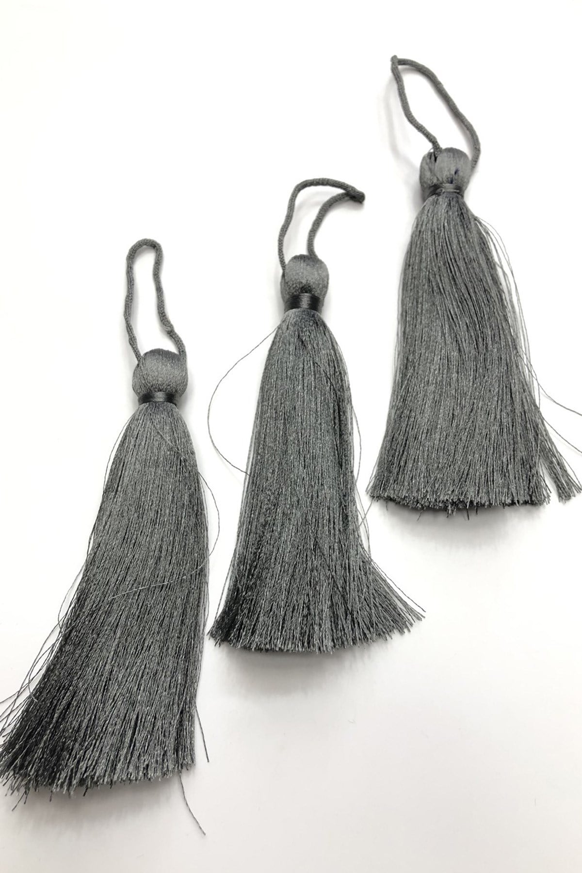 Dark Gray Color Single Tassel 10 cm 1 piece