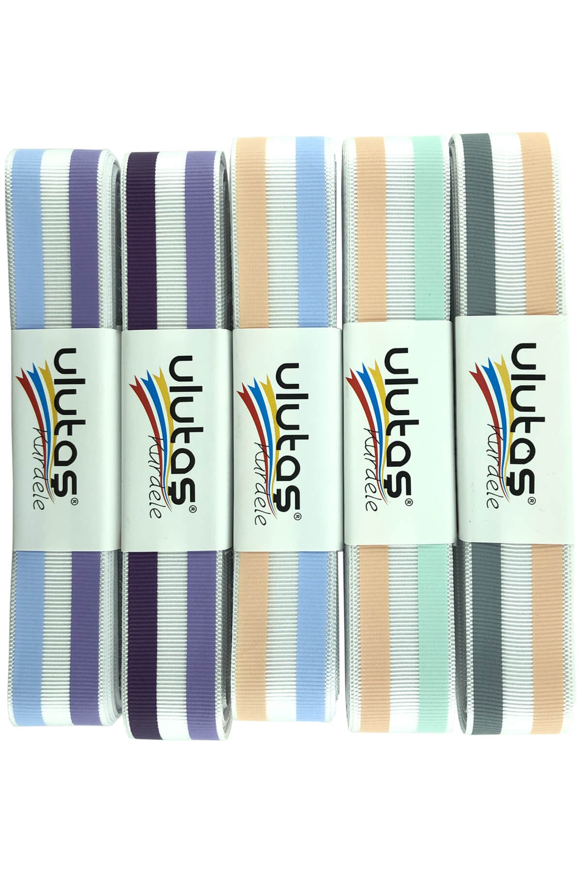 10 mt Line Printed Grosgrain Ribbon