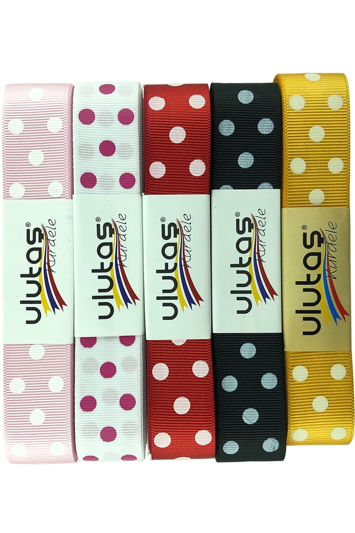 2.5 cm Ribbon Polka Dot Grosgrain