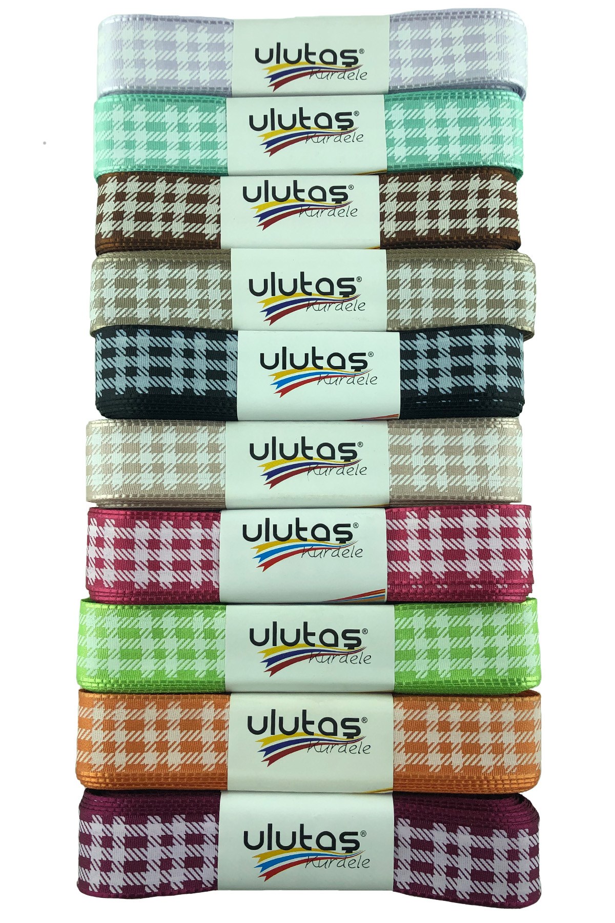 2.5 Cm Foil Printed Taffeta Ribbon