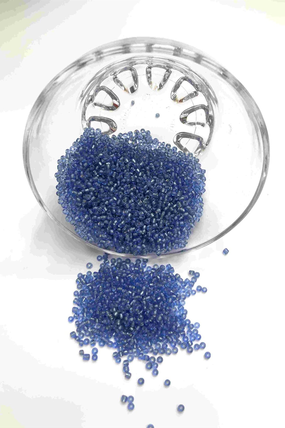 Light Blue Sand Beads 2 mm 50 gr