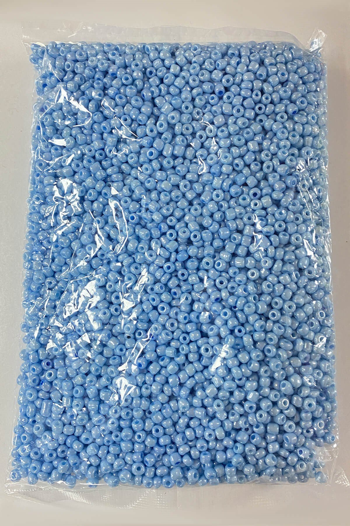 Açık Mavi Kum Boncuk 4 mm 500 gr
