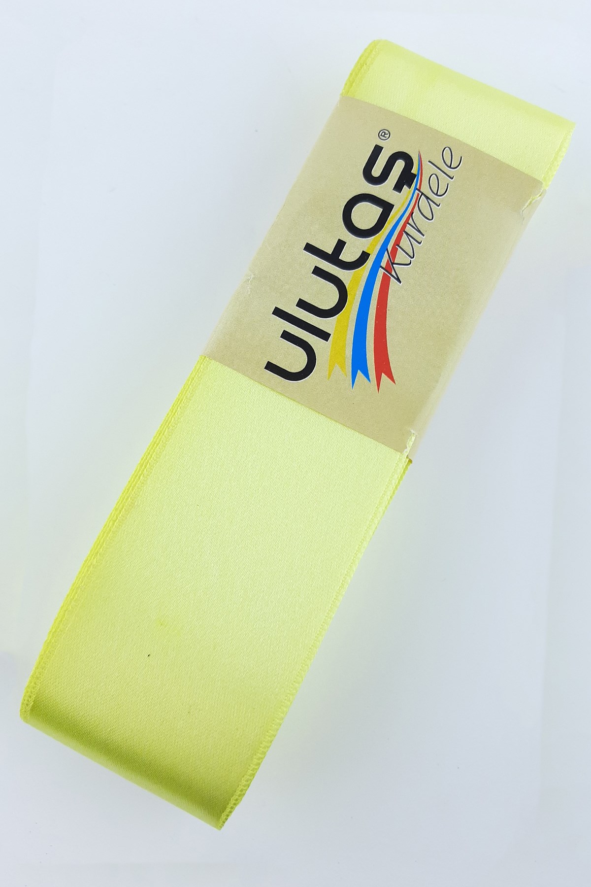 Light Yellow Satin Ribbon 4 cm 10 m