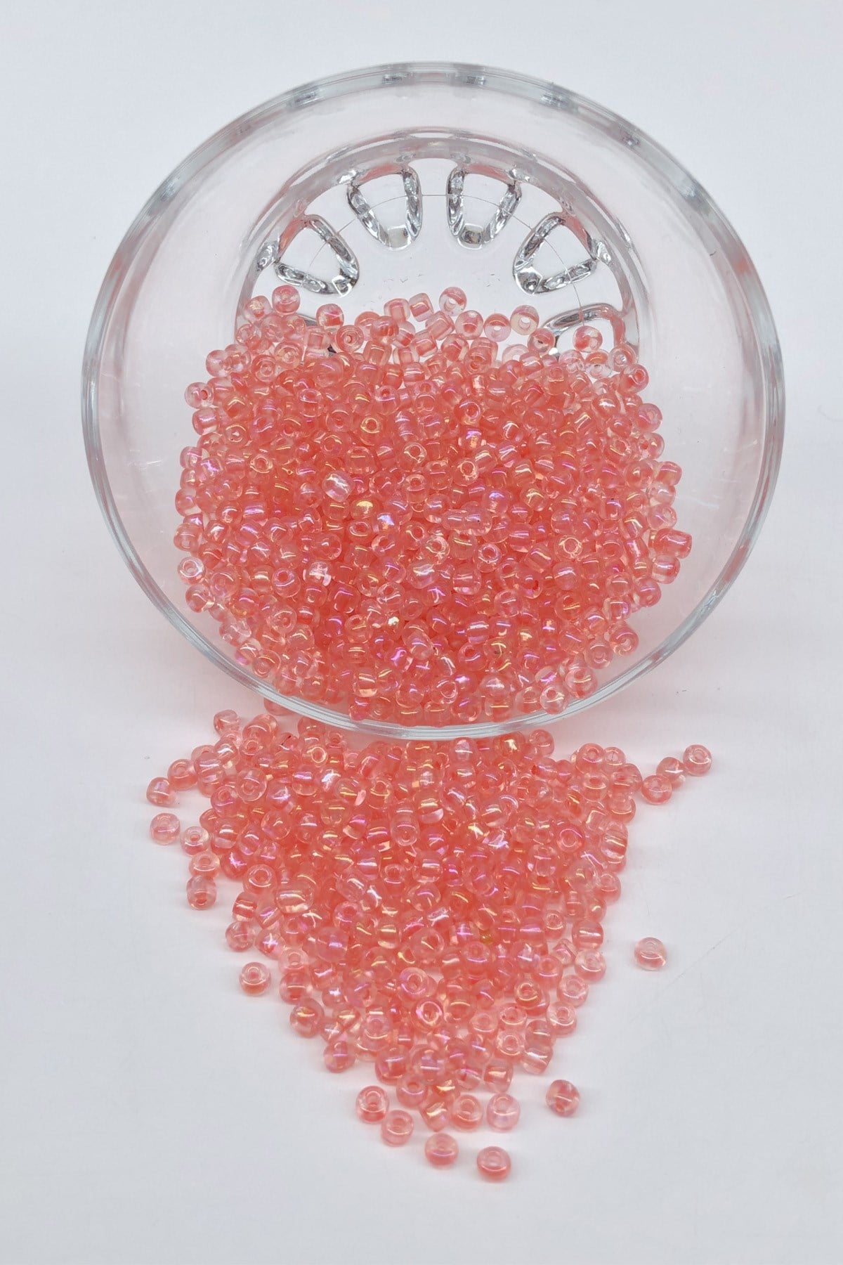 Light Salmon Sand Beads 4 mm