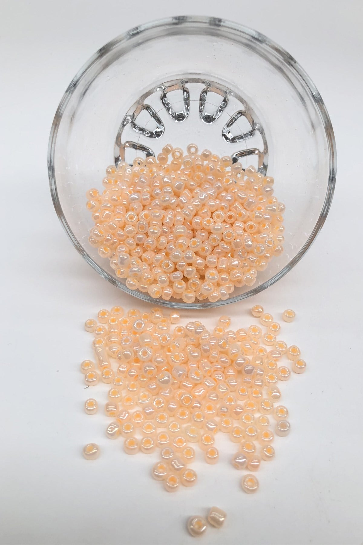 Light Salmon Color Sand Beads 4 mm