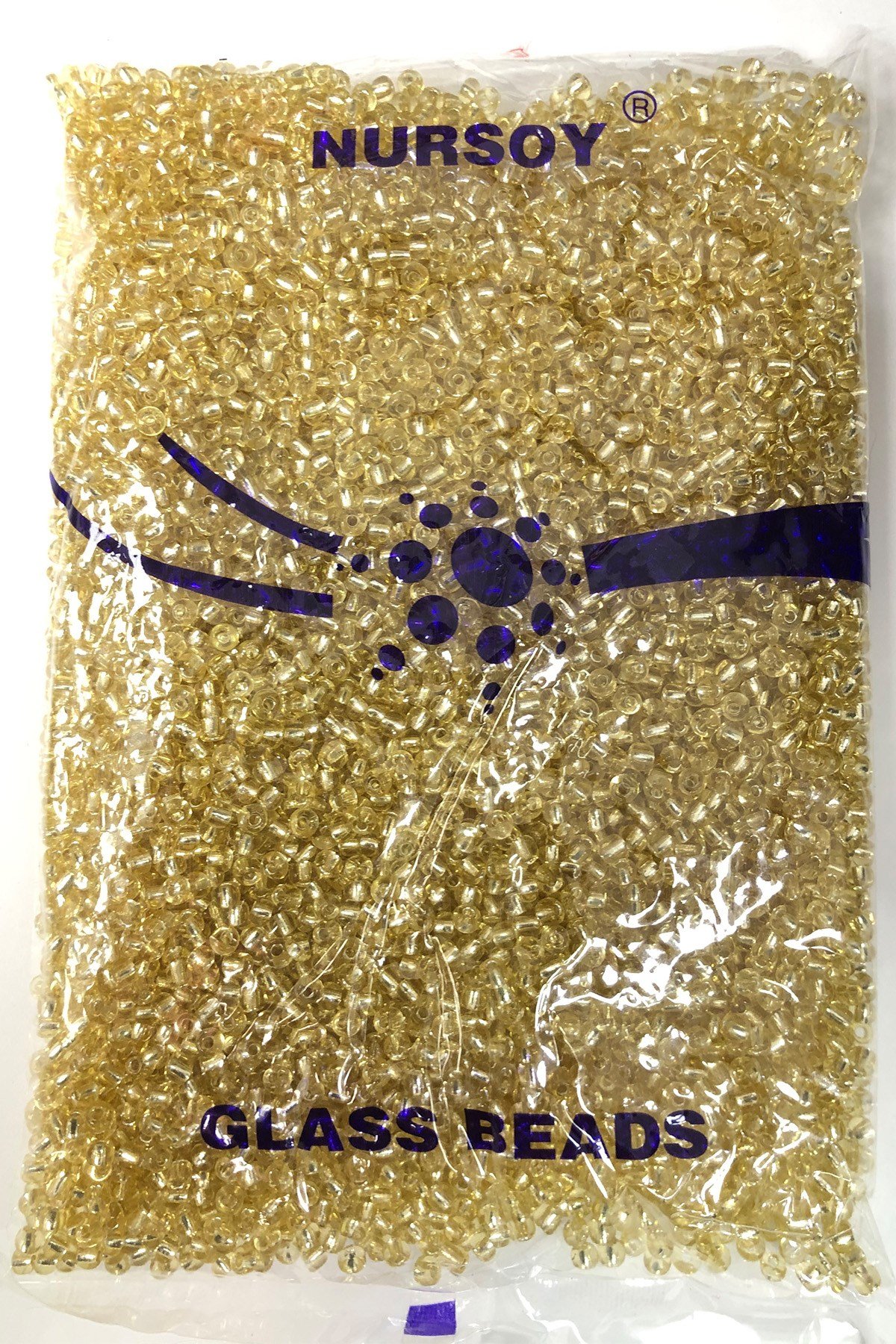 Golden Yellow Sand Beads 4 mm 500 gr