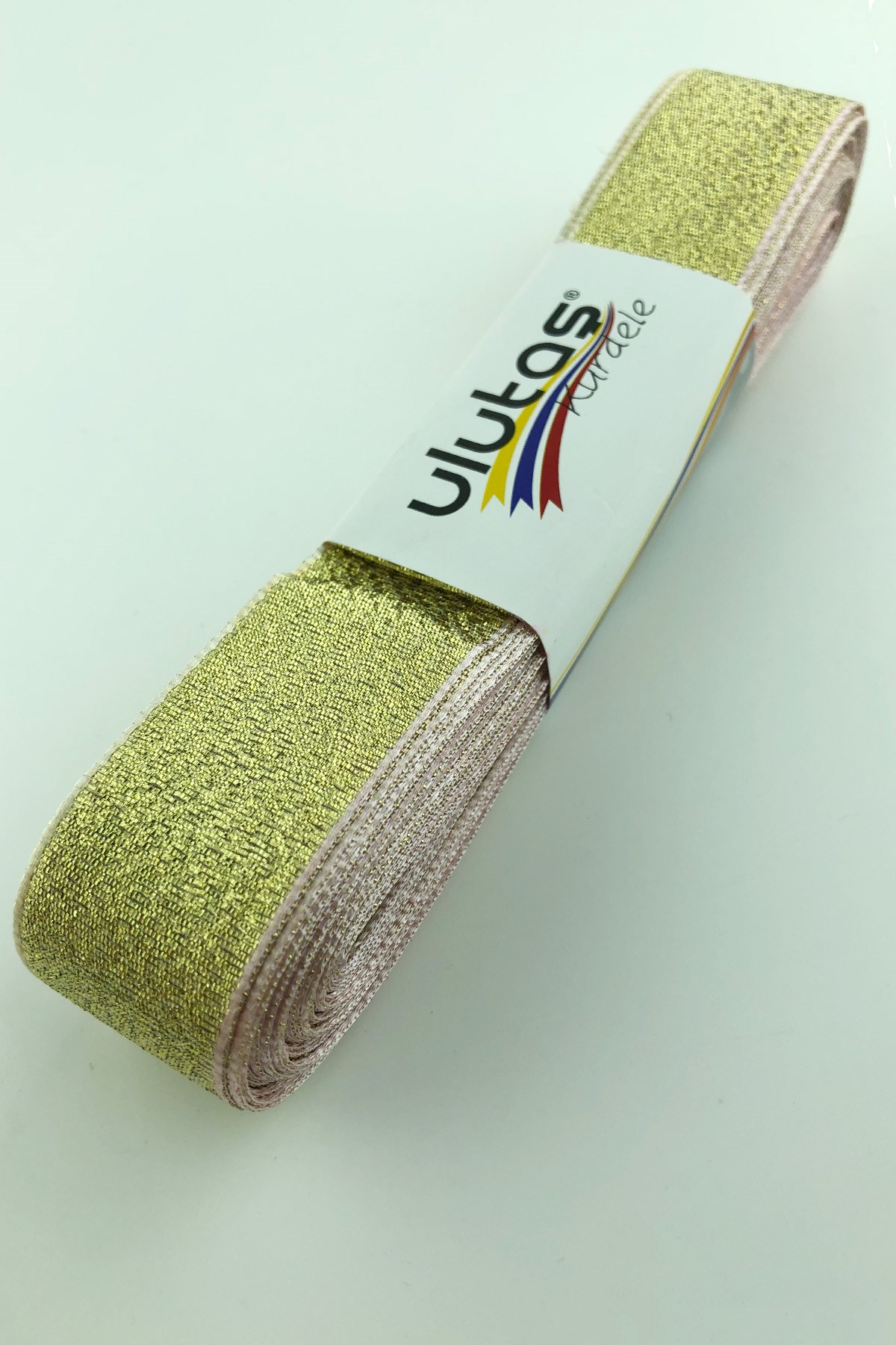 Altın Sarısı Simli Kurdele 2,5 Cm