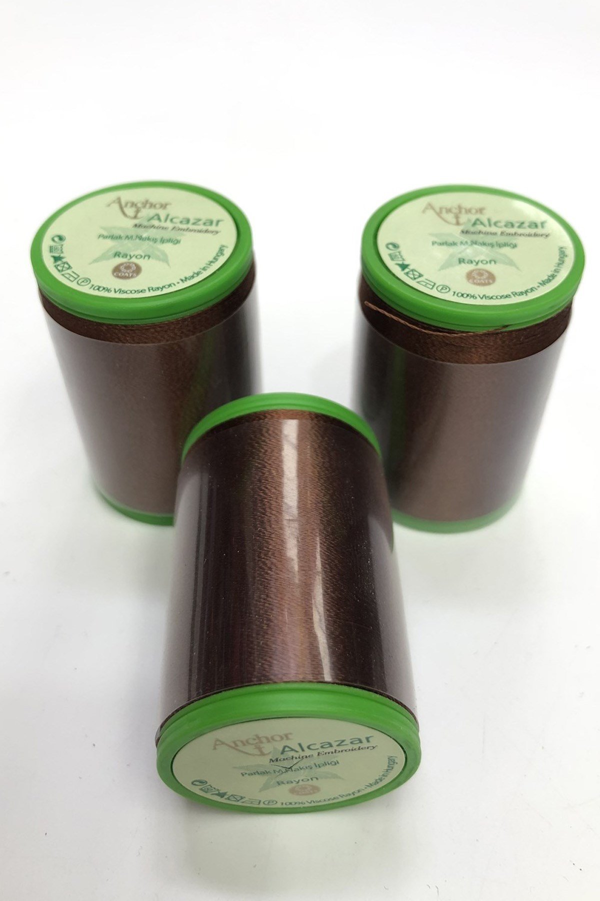 Anchor Alcazar Bright Machine Embroidery Thread Brown (1 piece)