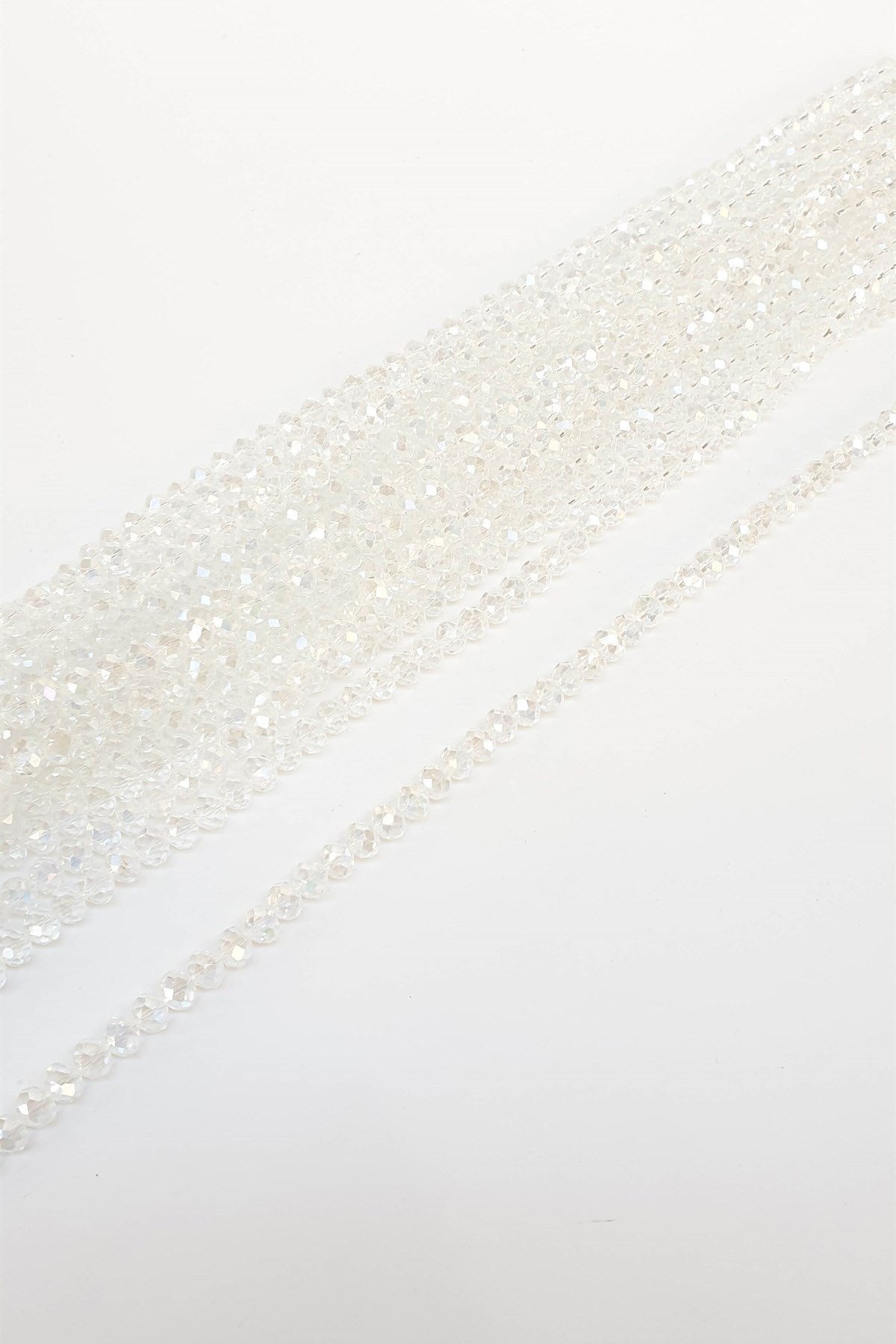 Az Janjanlı Şeffaf Kristal Boncuk 8 mm