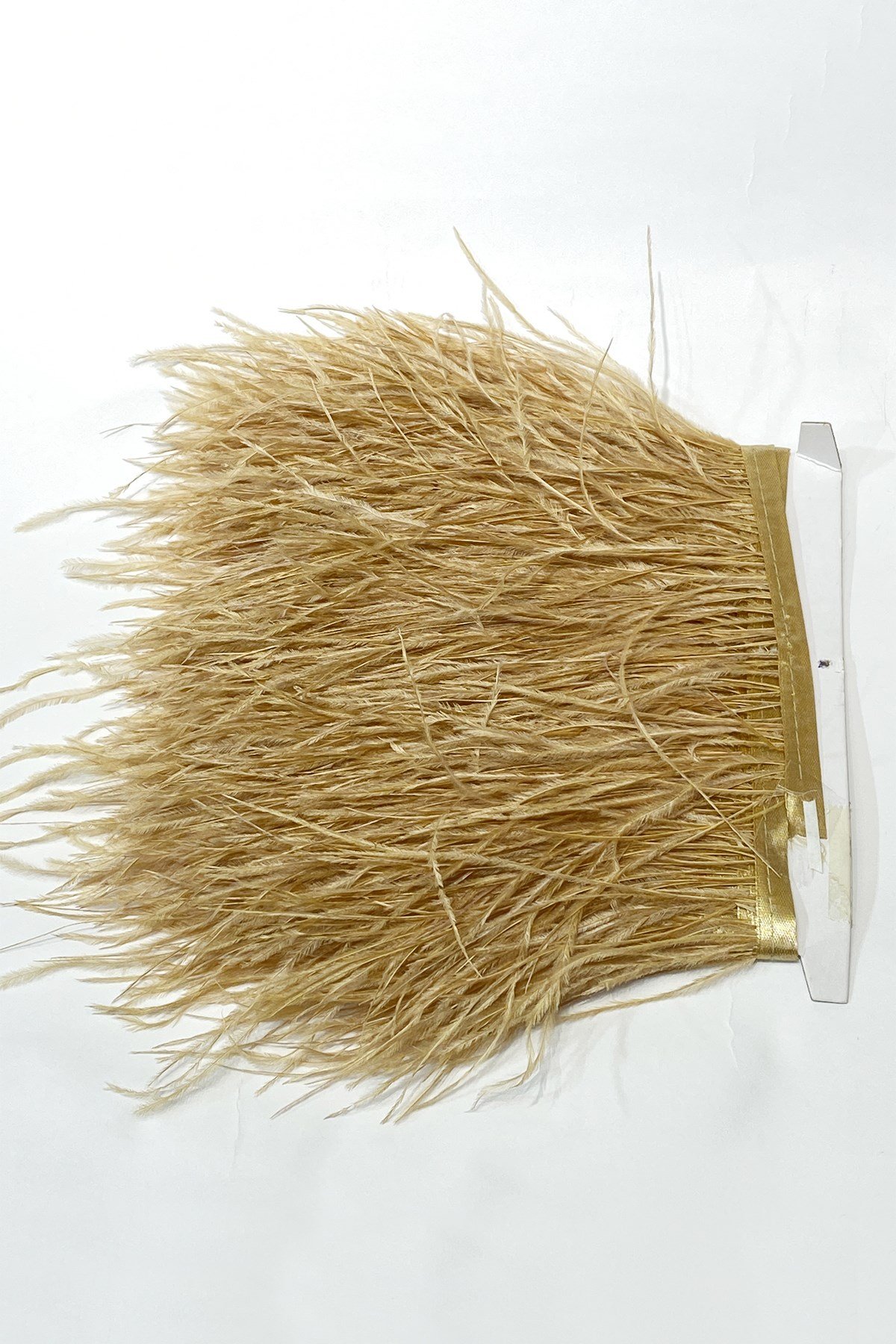 لون العسل ريش النعام 1 متر