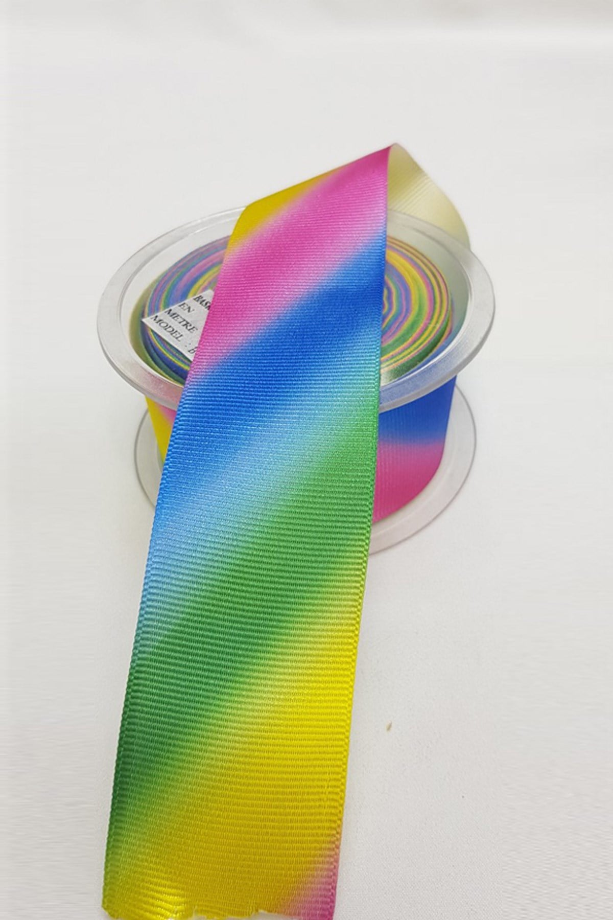 Rainbow Printed Grosgrain Ribbon 4 cm