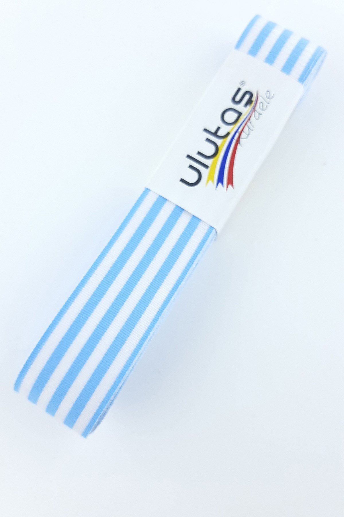 Bebe Mavi Çizgili Degrede Kurdele 2,5 cm 10 mt