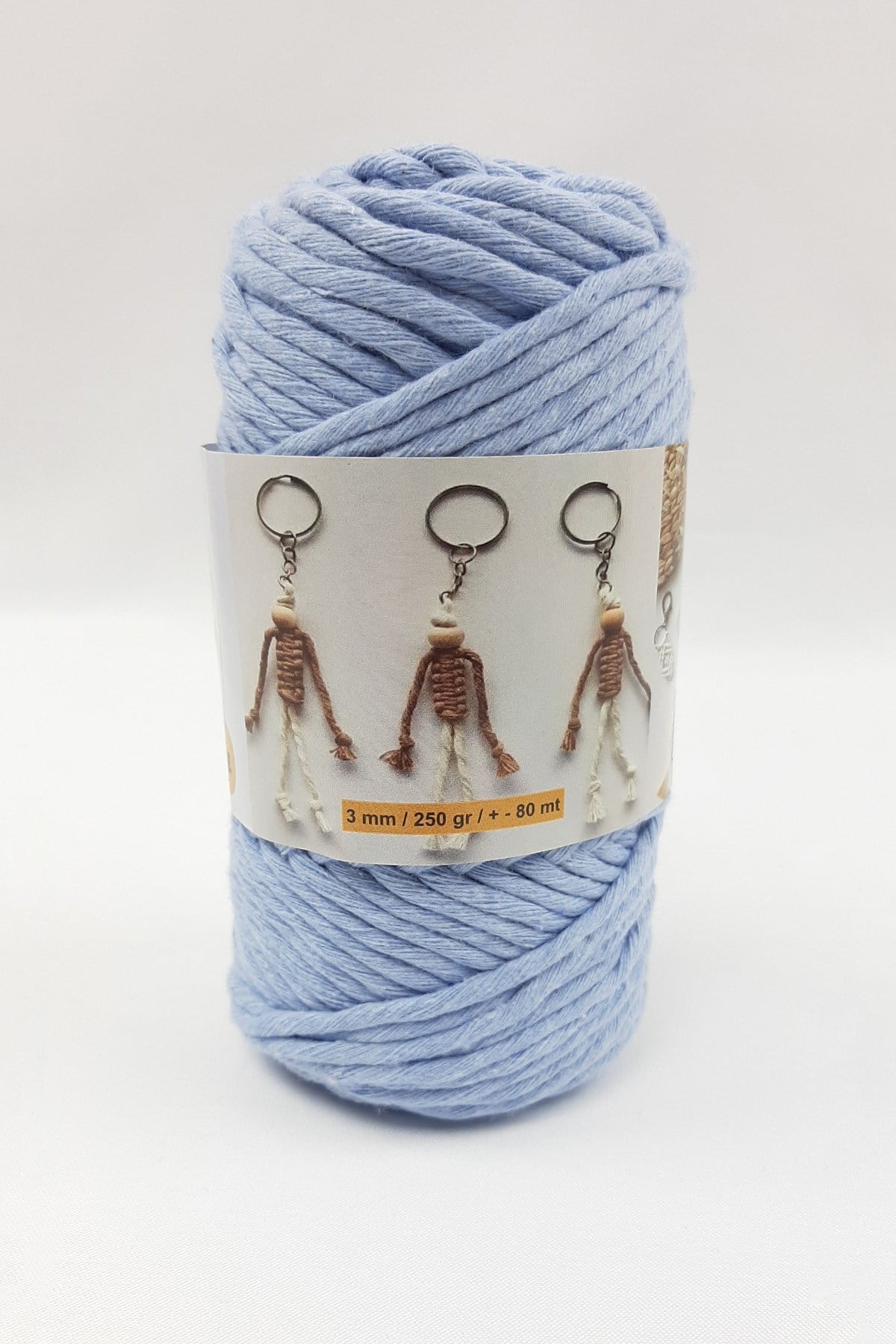 Bebe Blue Fine Twisted Macrame