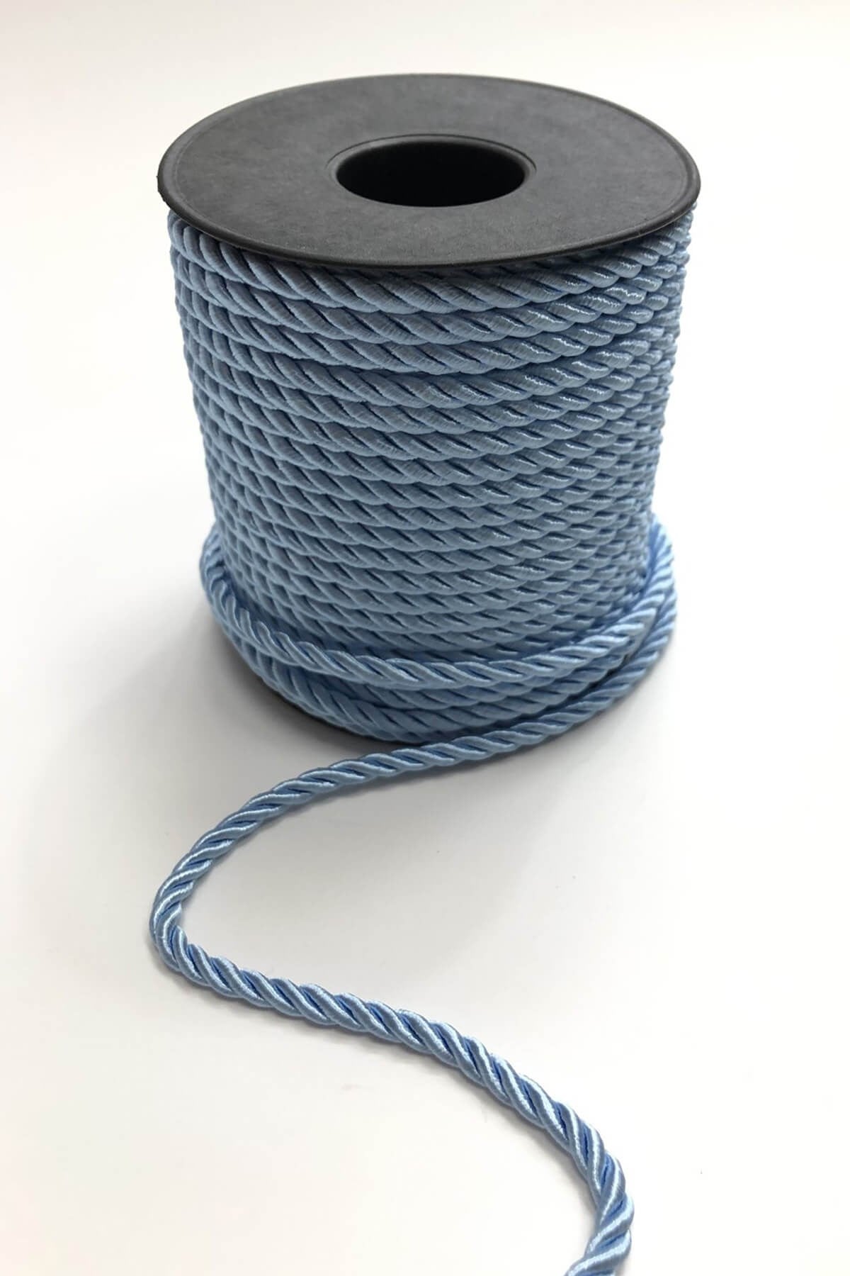 Bebe Mavi Kordon İp 4 mm  1 mt