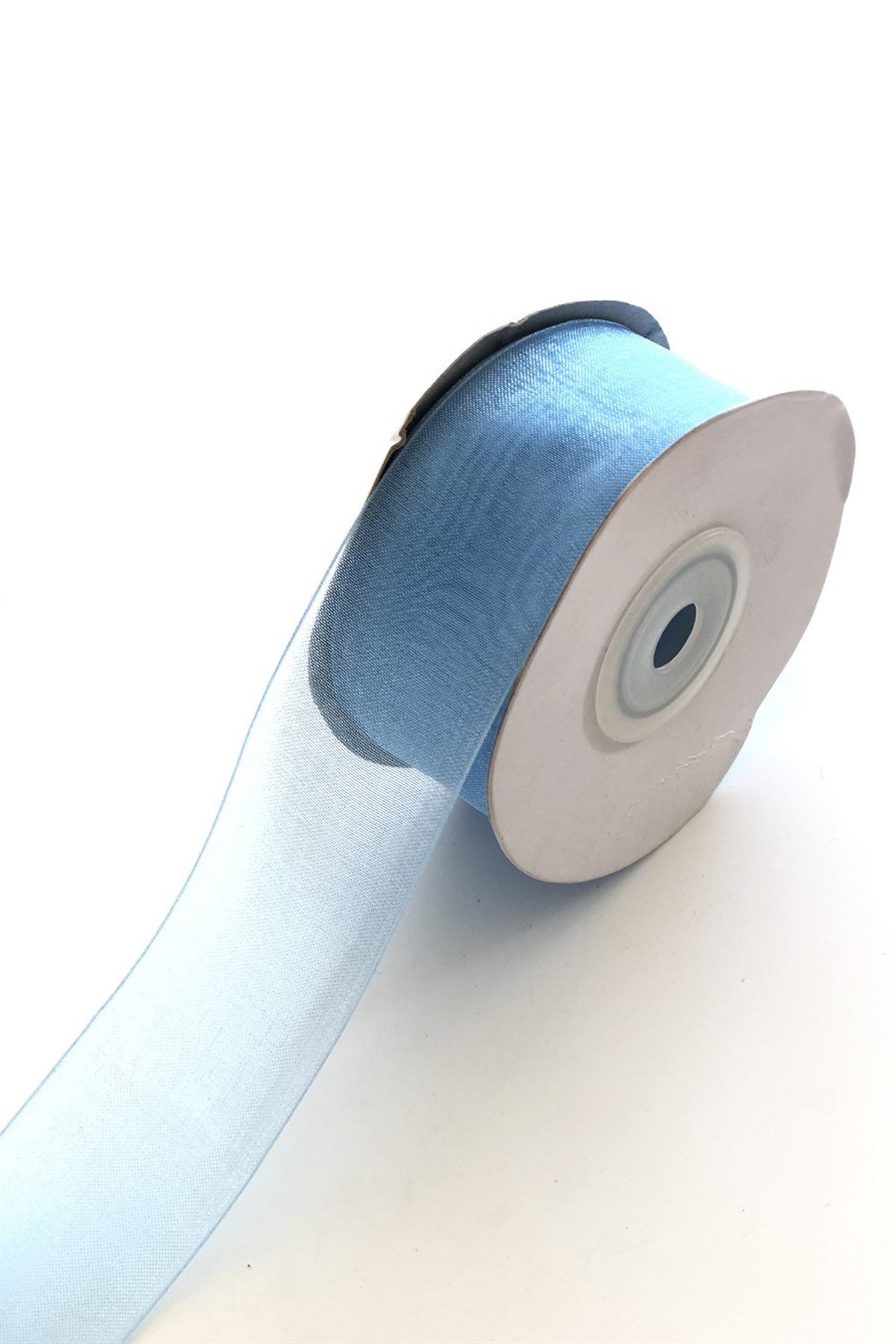 Bebe Mavi Organze Kurdele 3 cm 