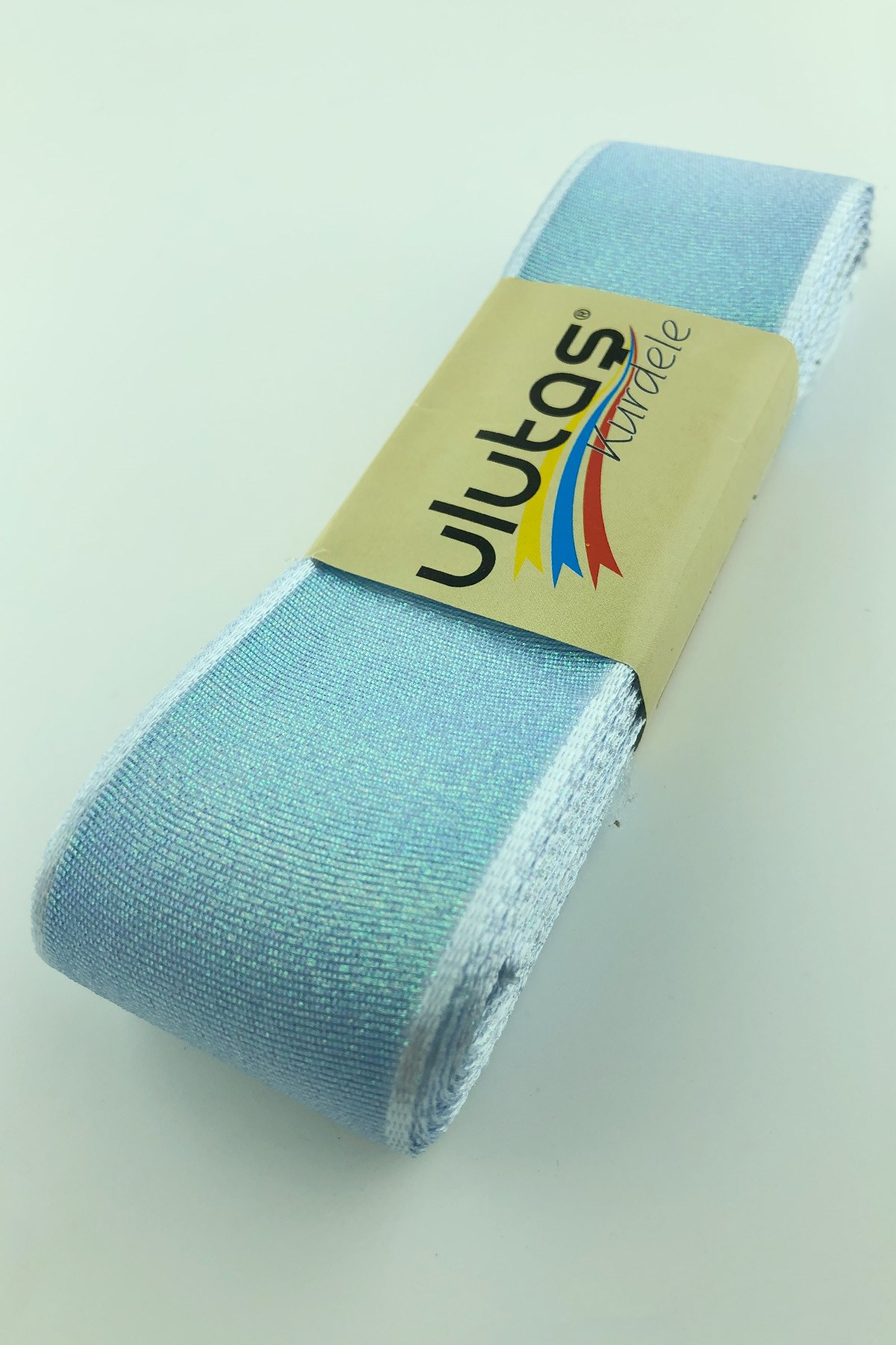 Baby Blue Glitter Ribbon 3,5 cm