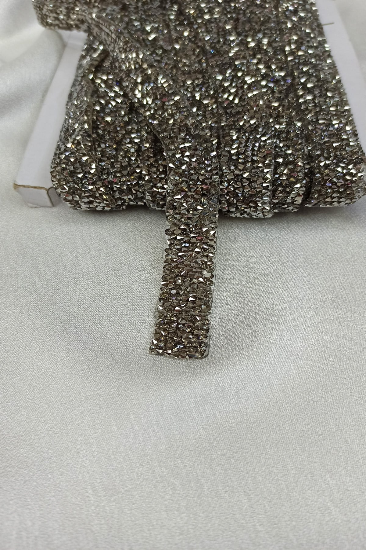 Beige Gray Iron-on Strip