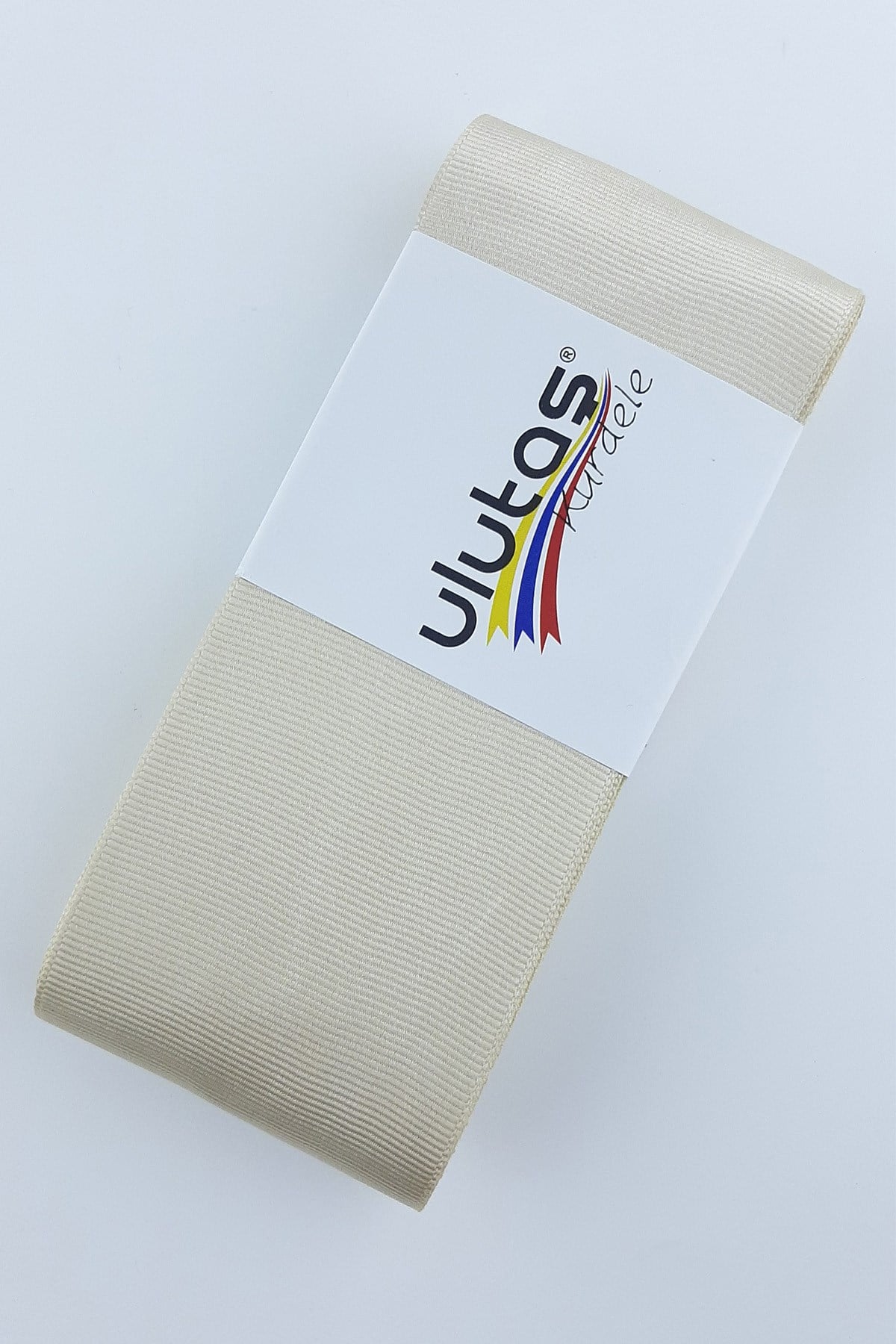 Beige Color Grosgrain Ribbon 6 cm 10 m