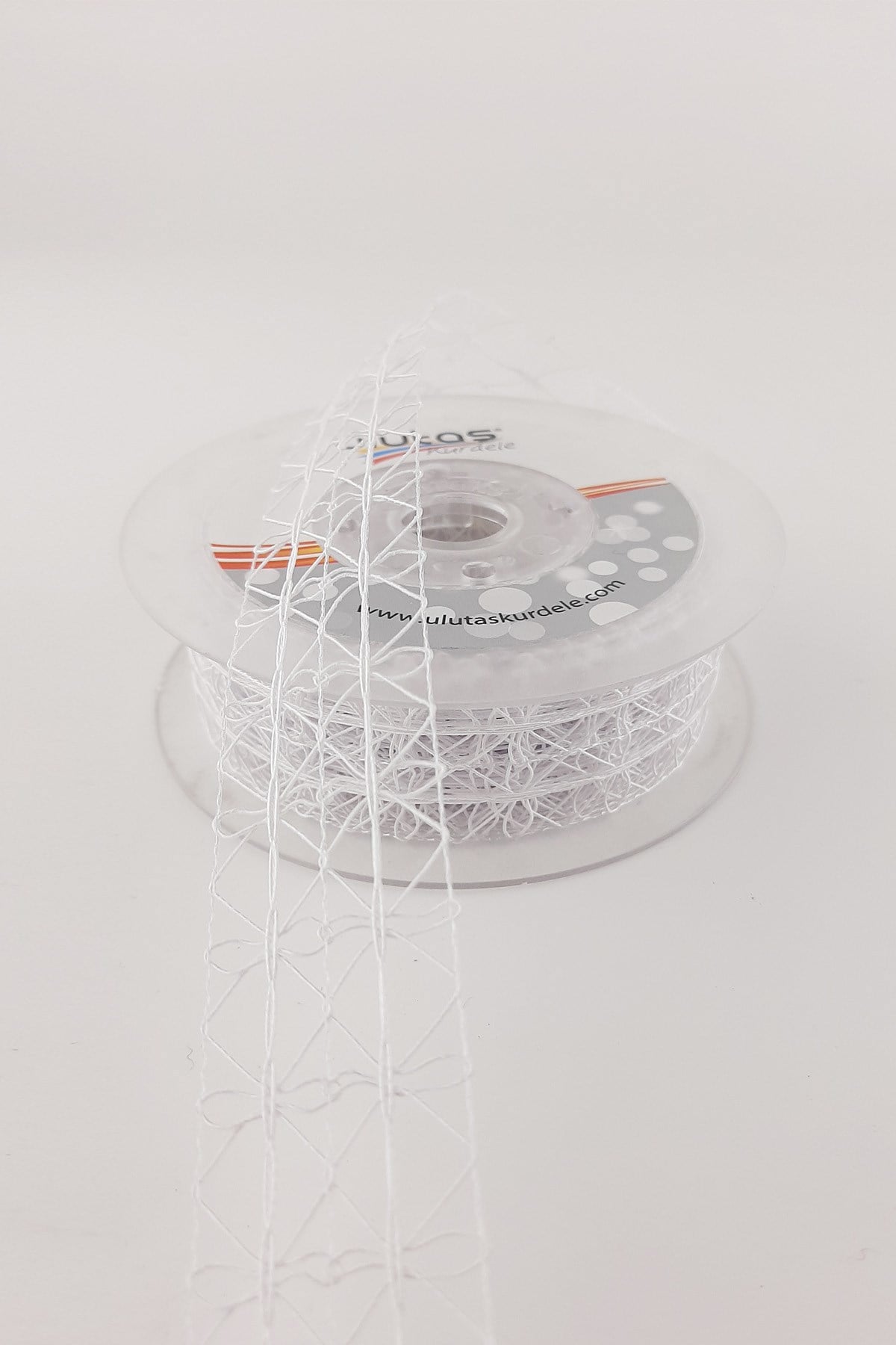 White Lace Interlining Ribbon 10 mt
