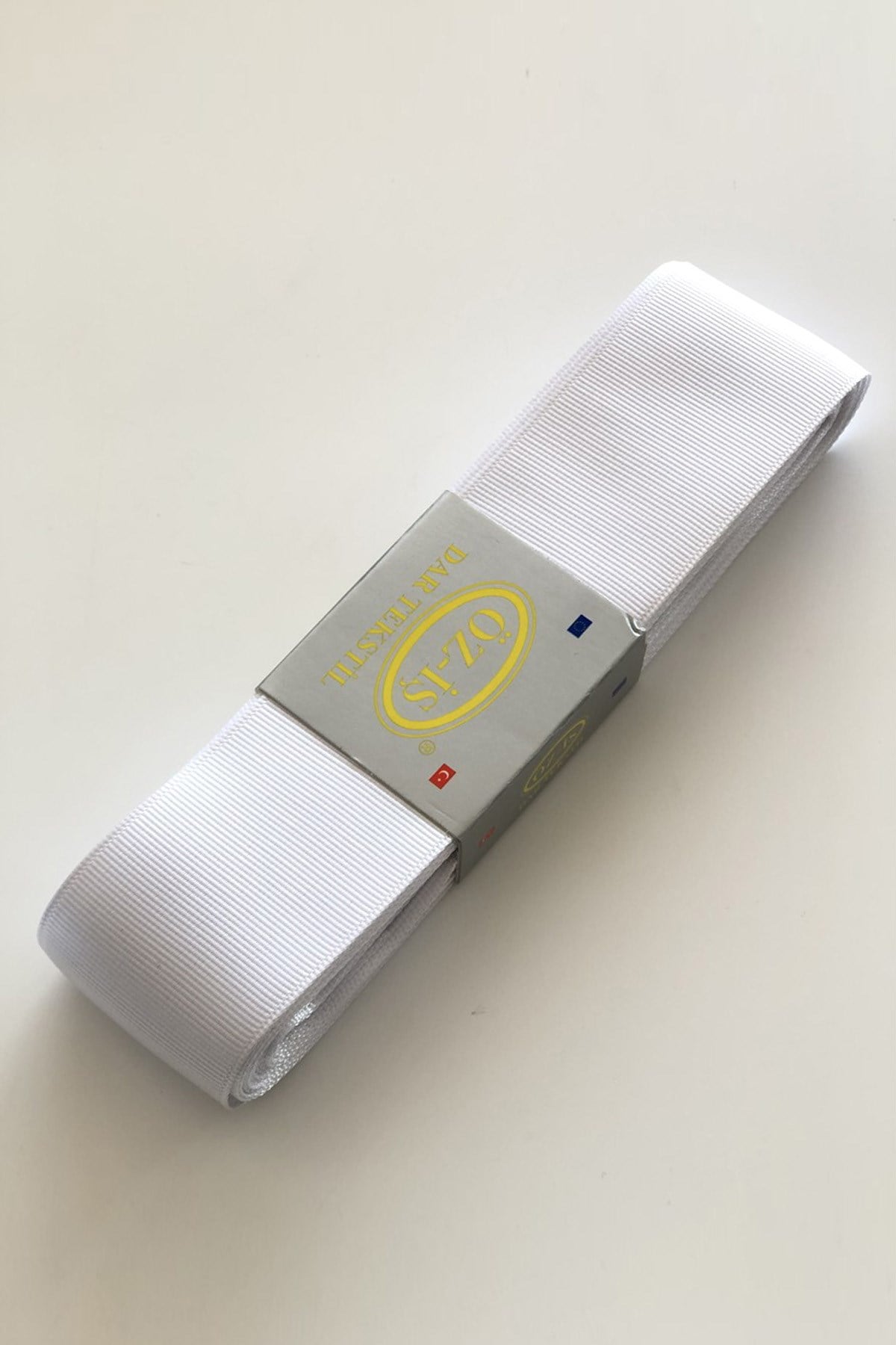 White Grosgrain Ribbon 4 cm 10 m
