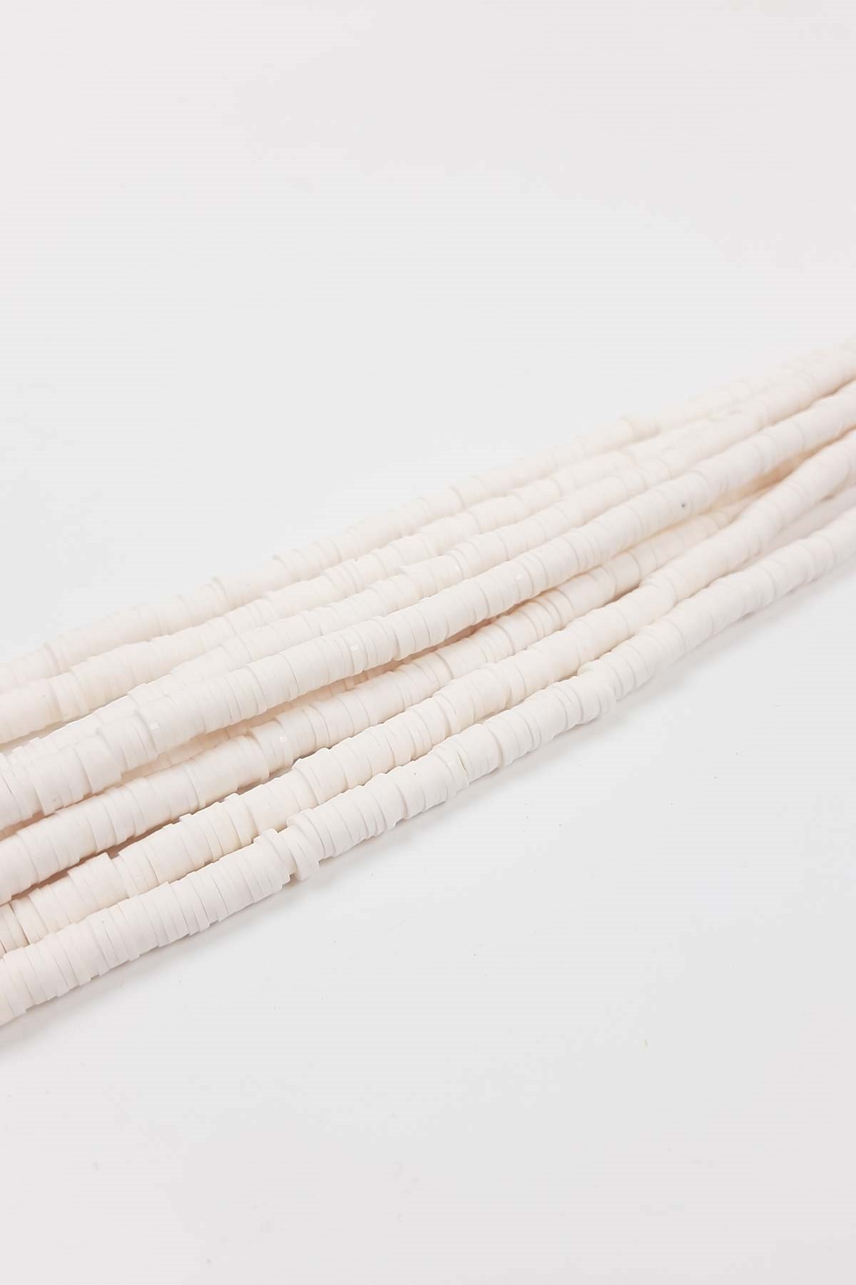 Beyaz Hamur Boncuk Fimo