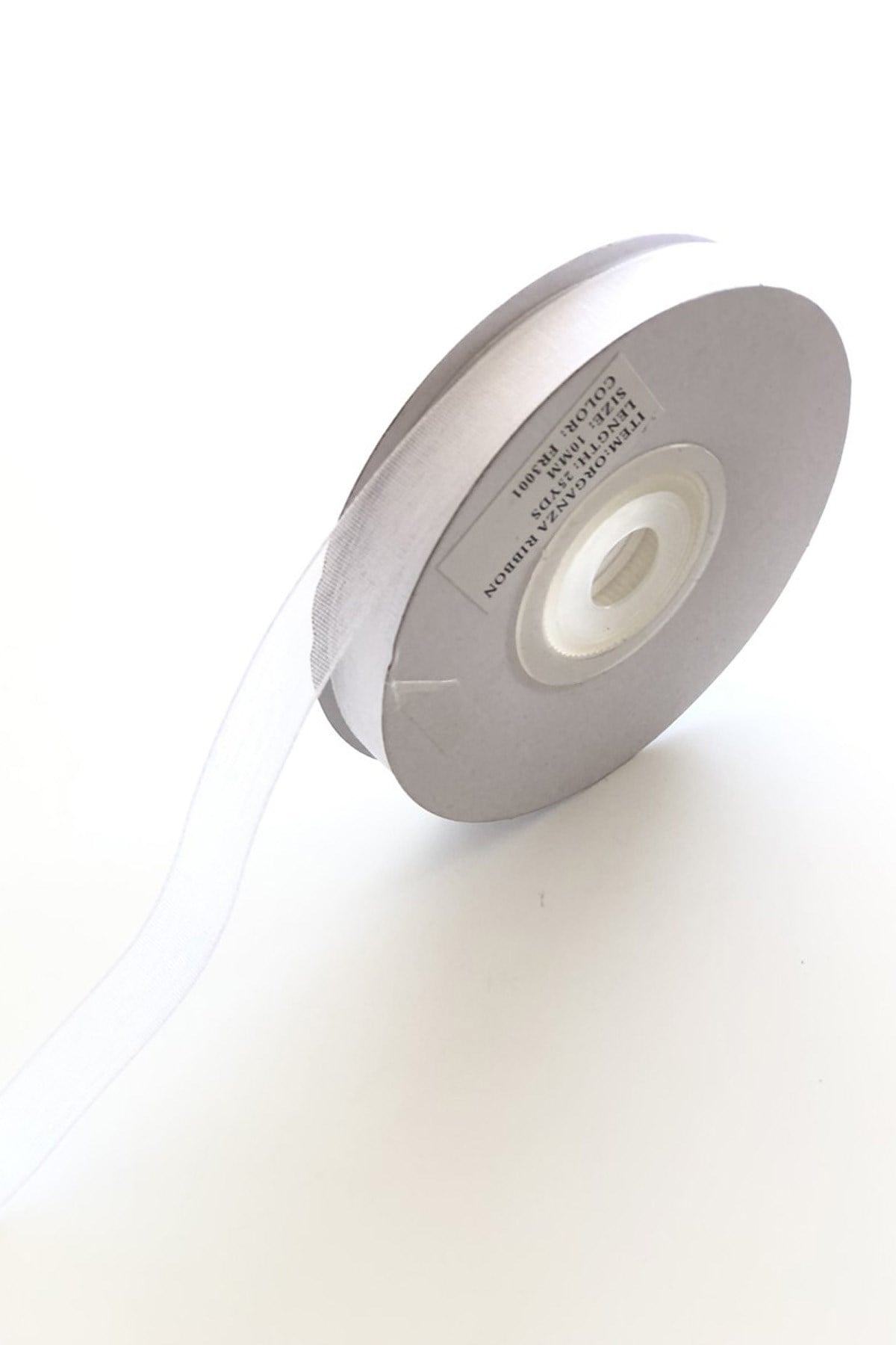 White Organza Ribbon 1 cm