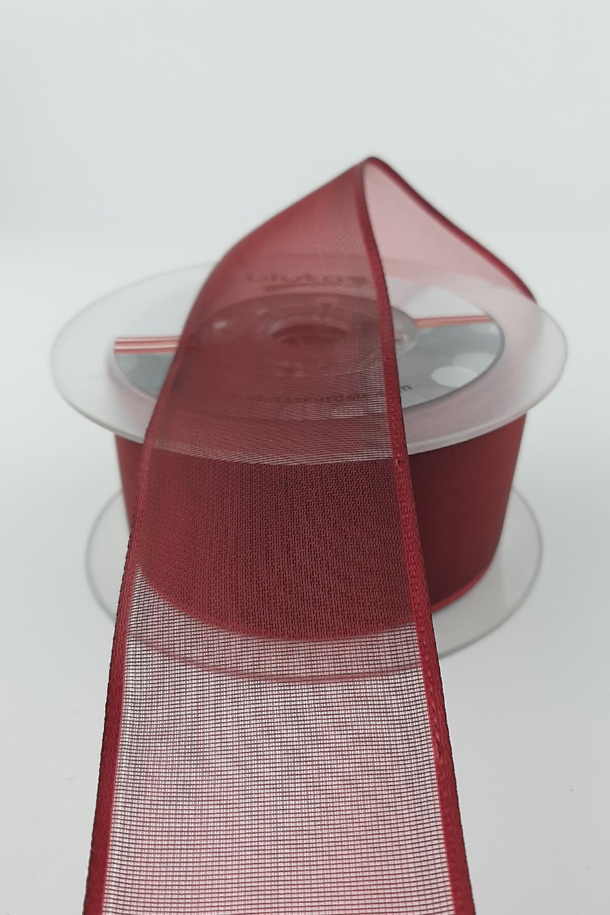 Claret Red Chiffon Ribbon 20 mt