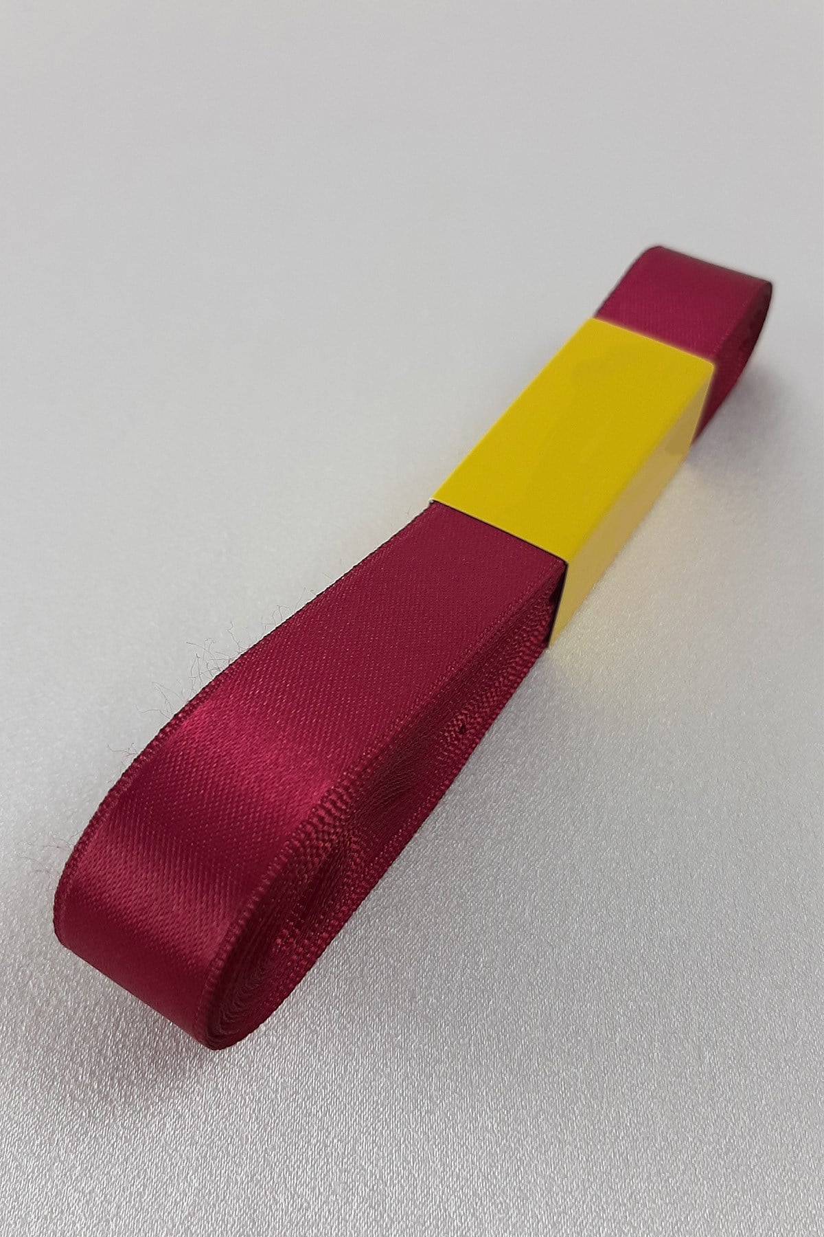 Bordo Saten Kurdele