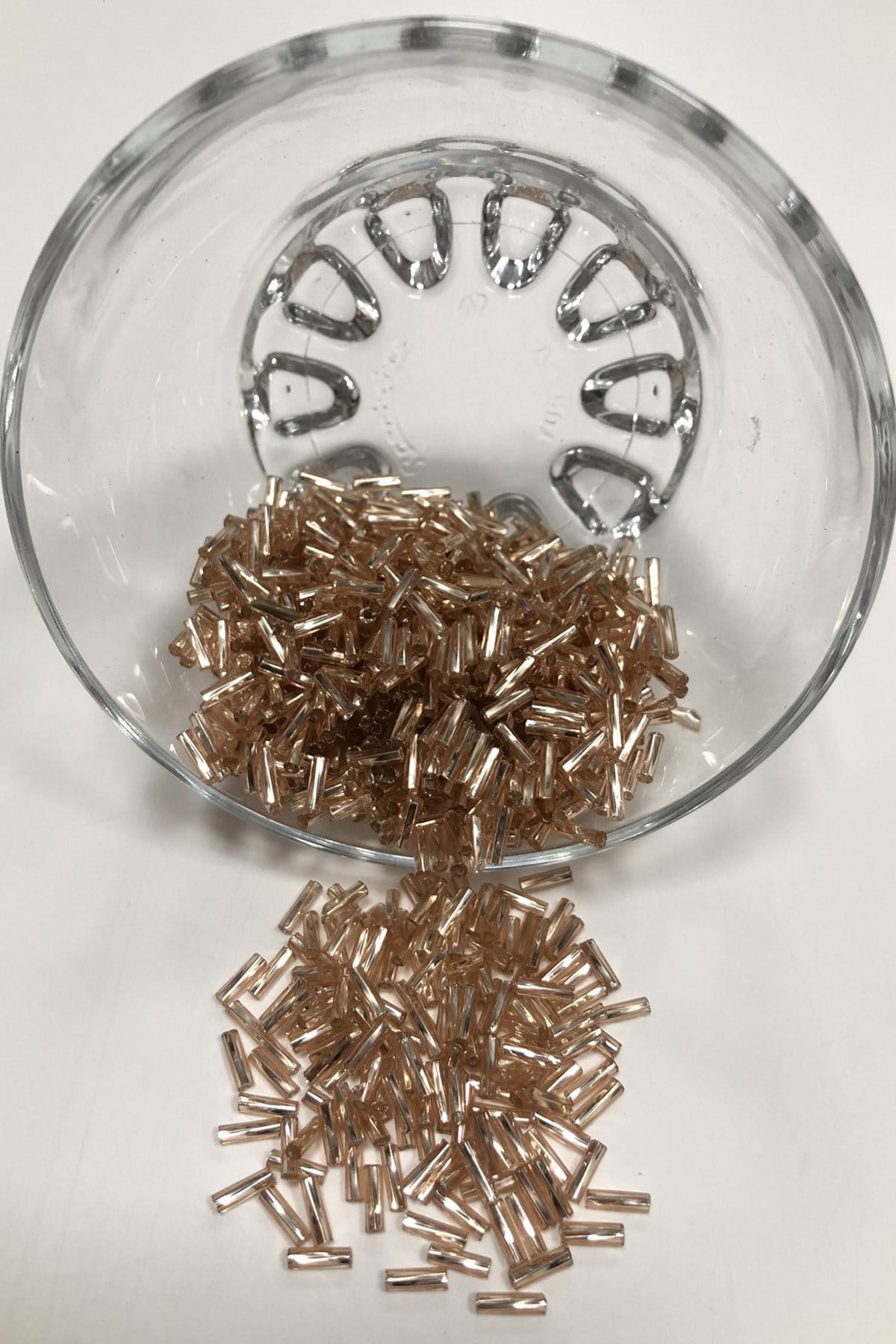 Dark Yellow Twisted Pipe Beads 5 mm