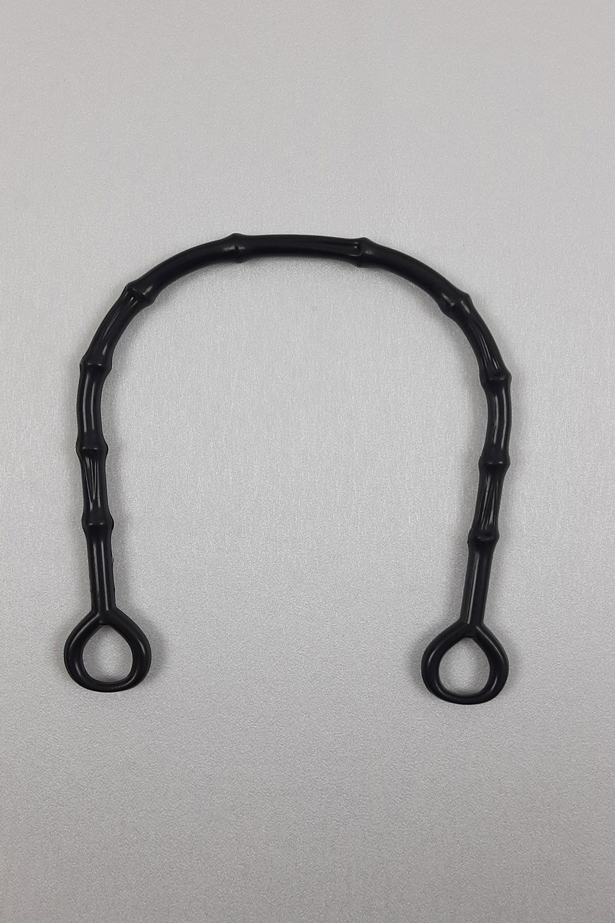 Burgulu Siyah Çanta Sapı