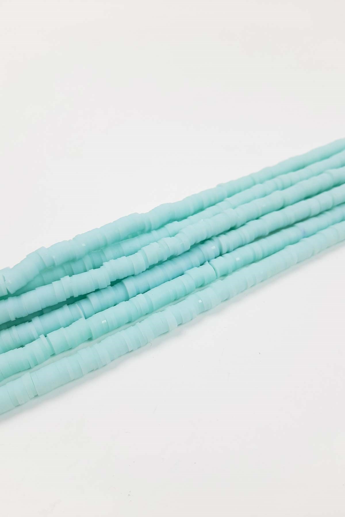 Buz Mavisi Hamur Boncuk Fimo