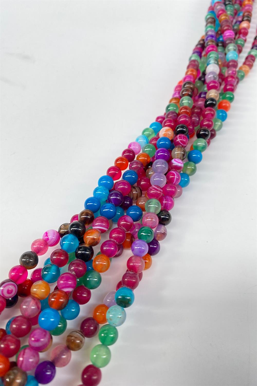 Çakra Doğal Taş Akik 6 mm