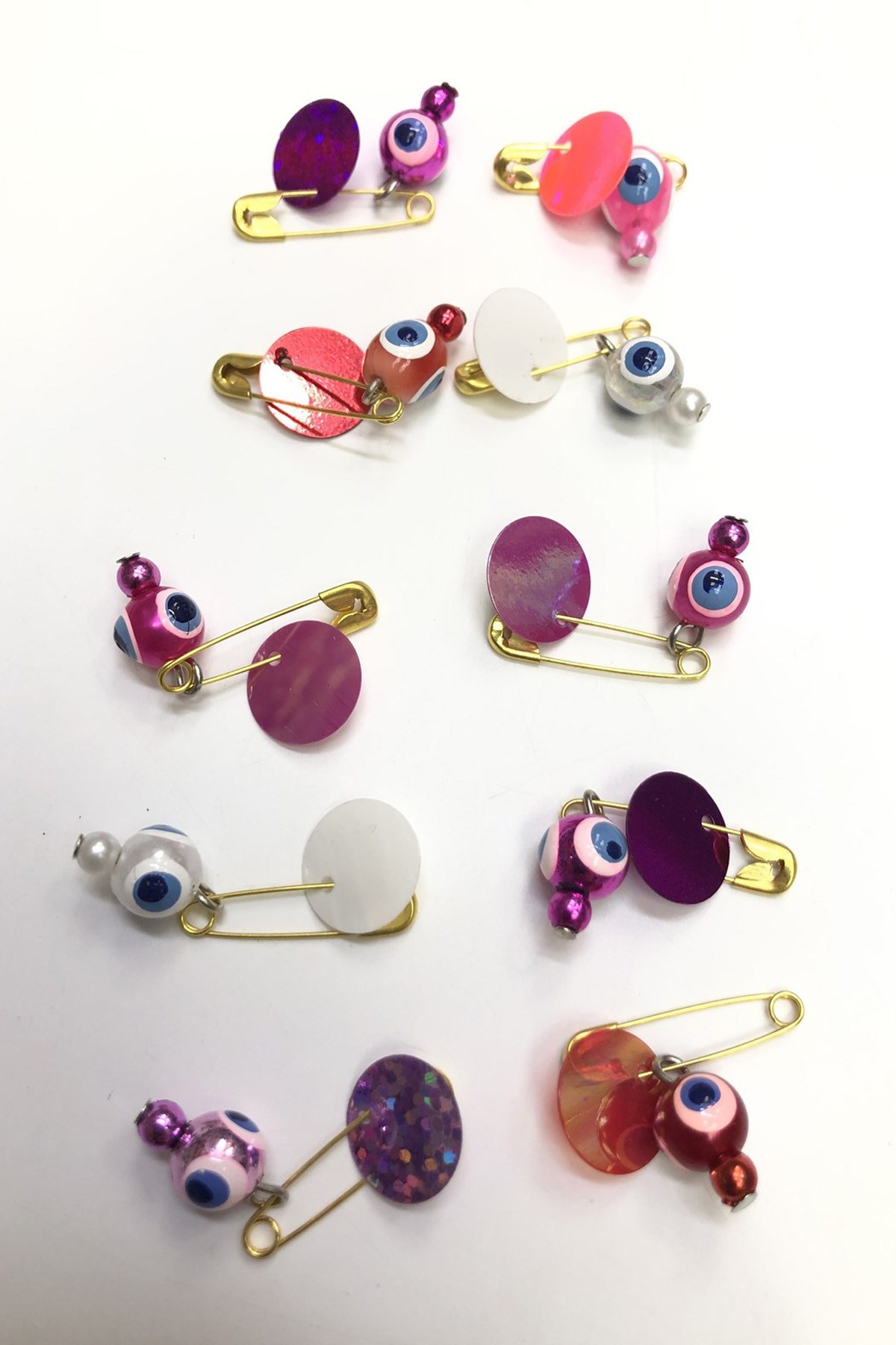 Çengel İğneli Nazar Boncugu 