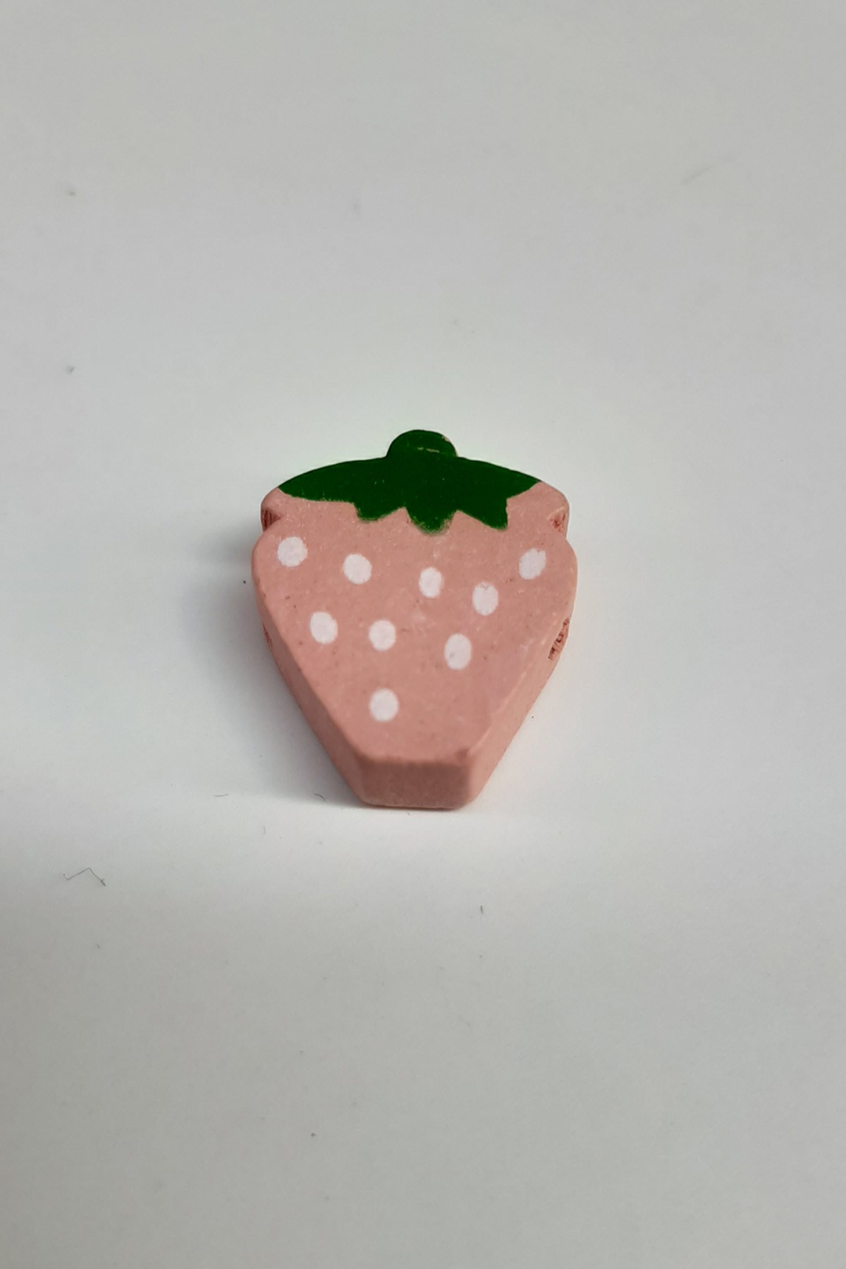 Strawberry Modified Light Pink Wooden Beads