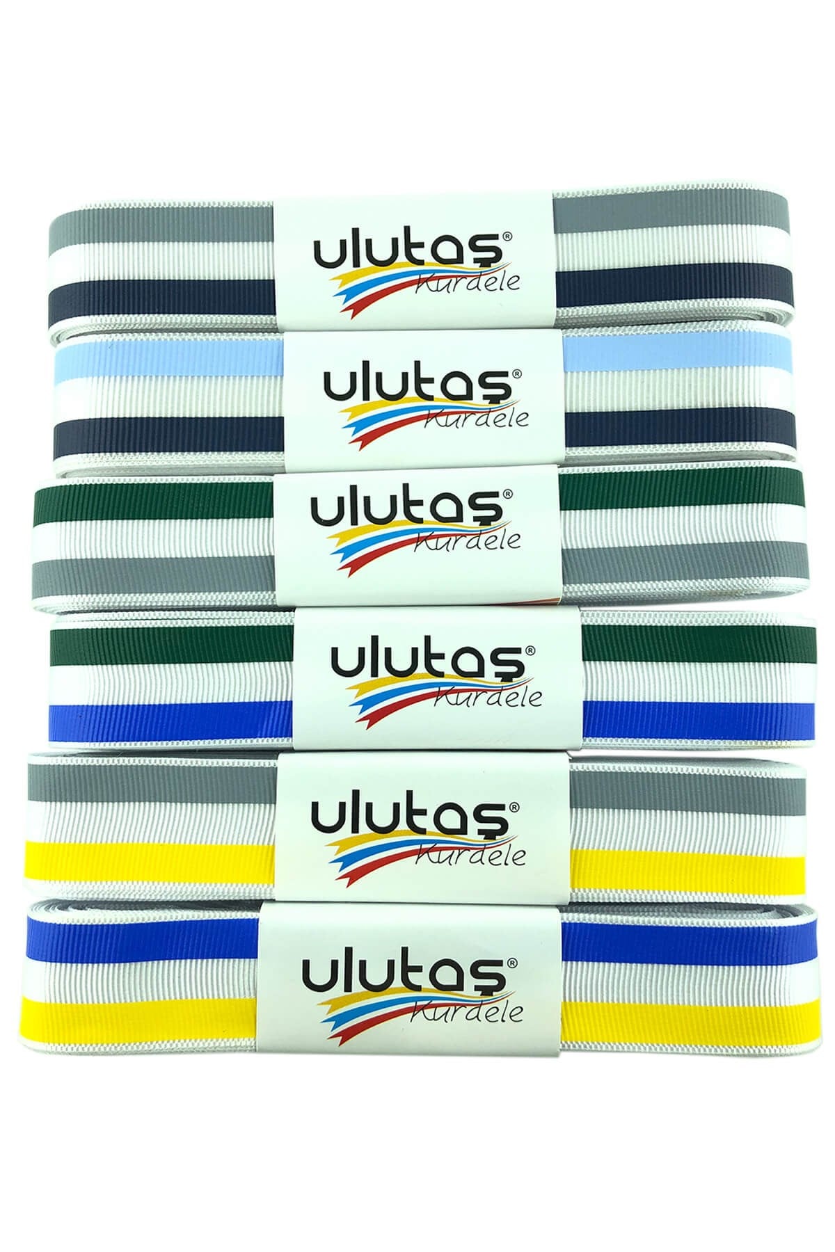 Çizgi Baskılı 10 mt Grogren Kurdele