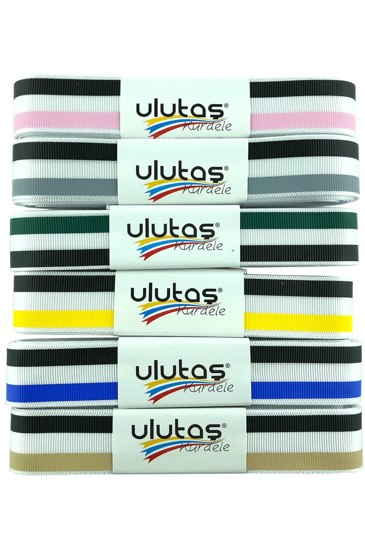 شريط Grosgrain مطبوع بخط 10 متر