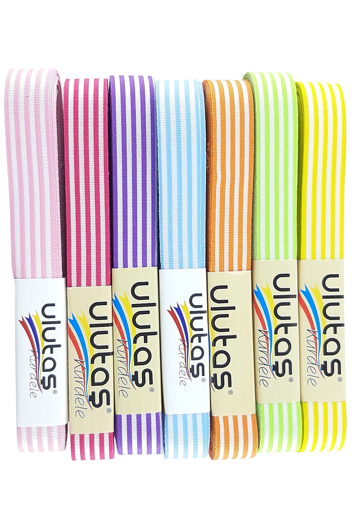 Çizgili Degrede Kurdele 1,5 cm 10 mt