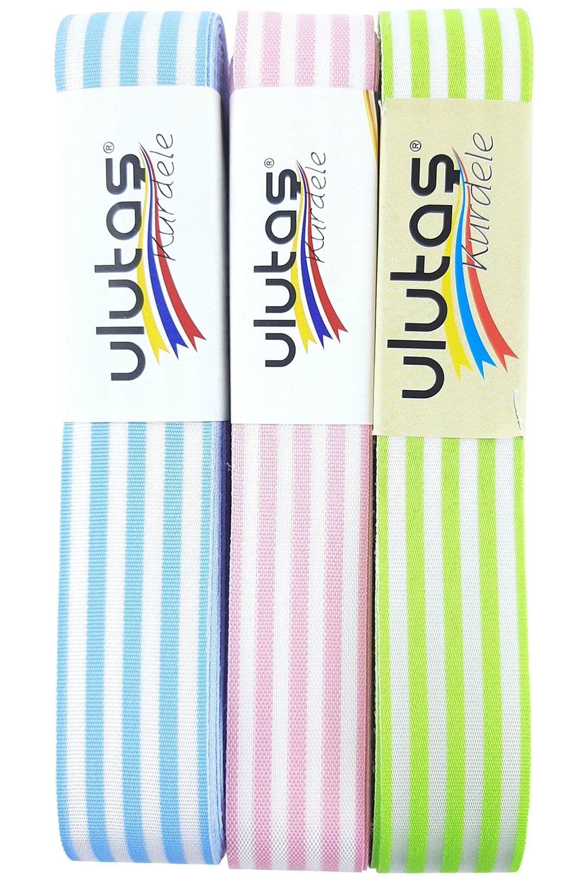 Striped Degrede Ribbon 2,5 cm 10 m