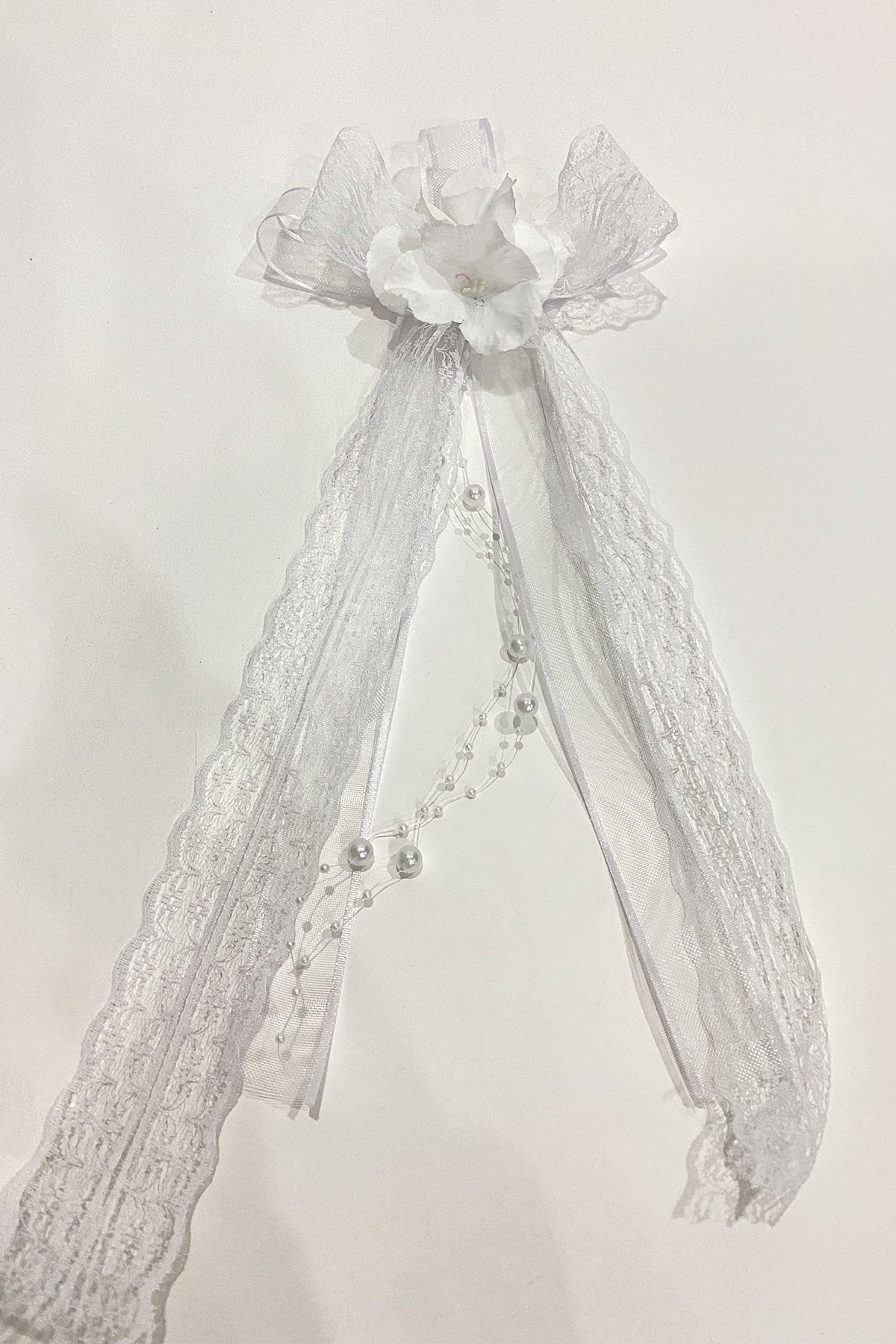 Dantelli İncili Bohça Süsü Bavul Süsü 1 Adet