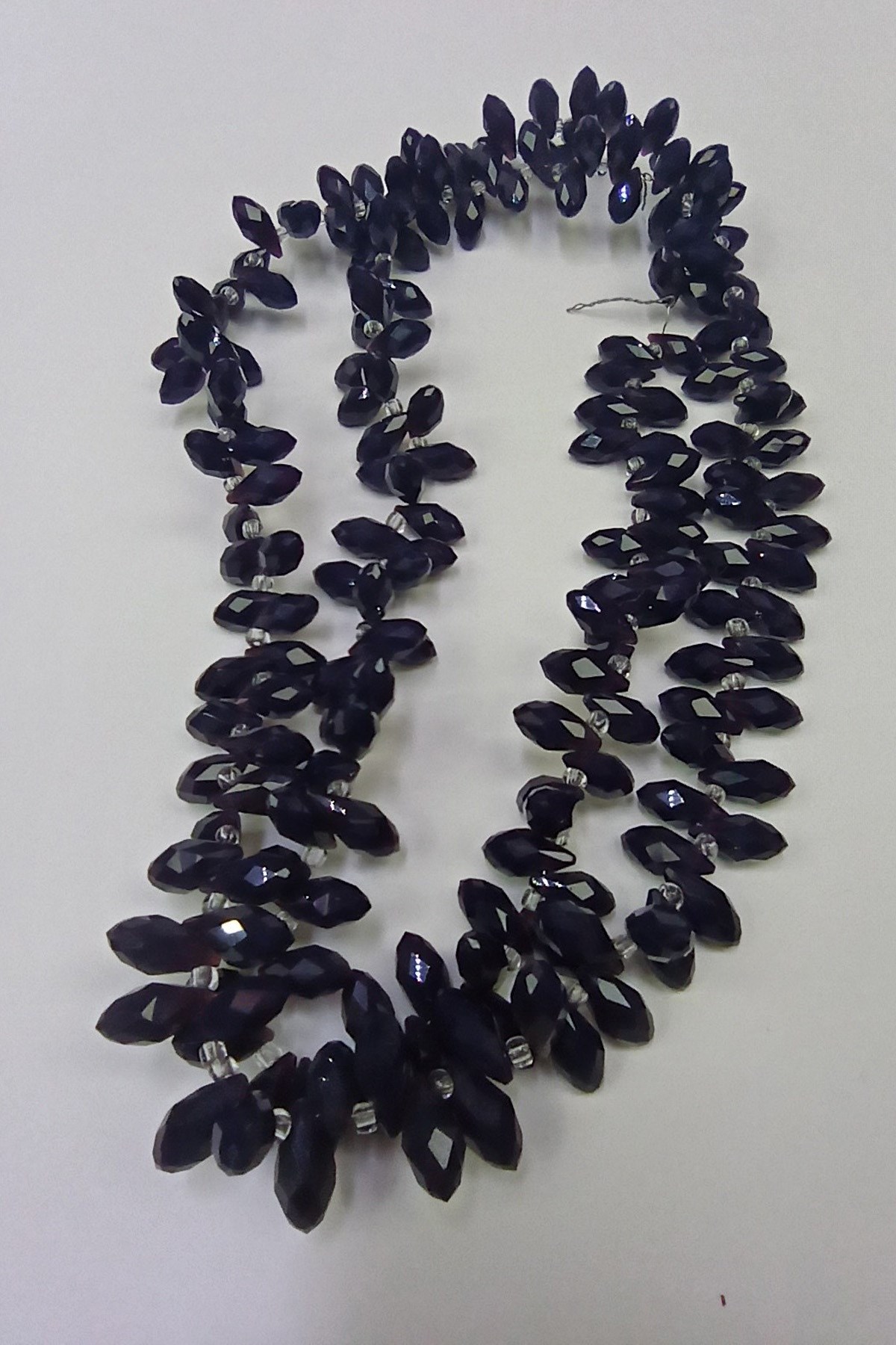 Purplish Black Array Drop Crystal
