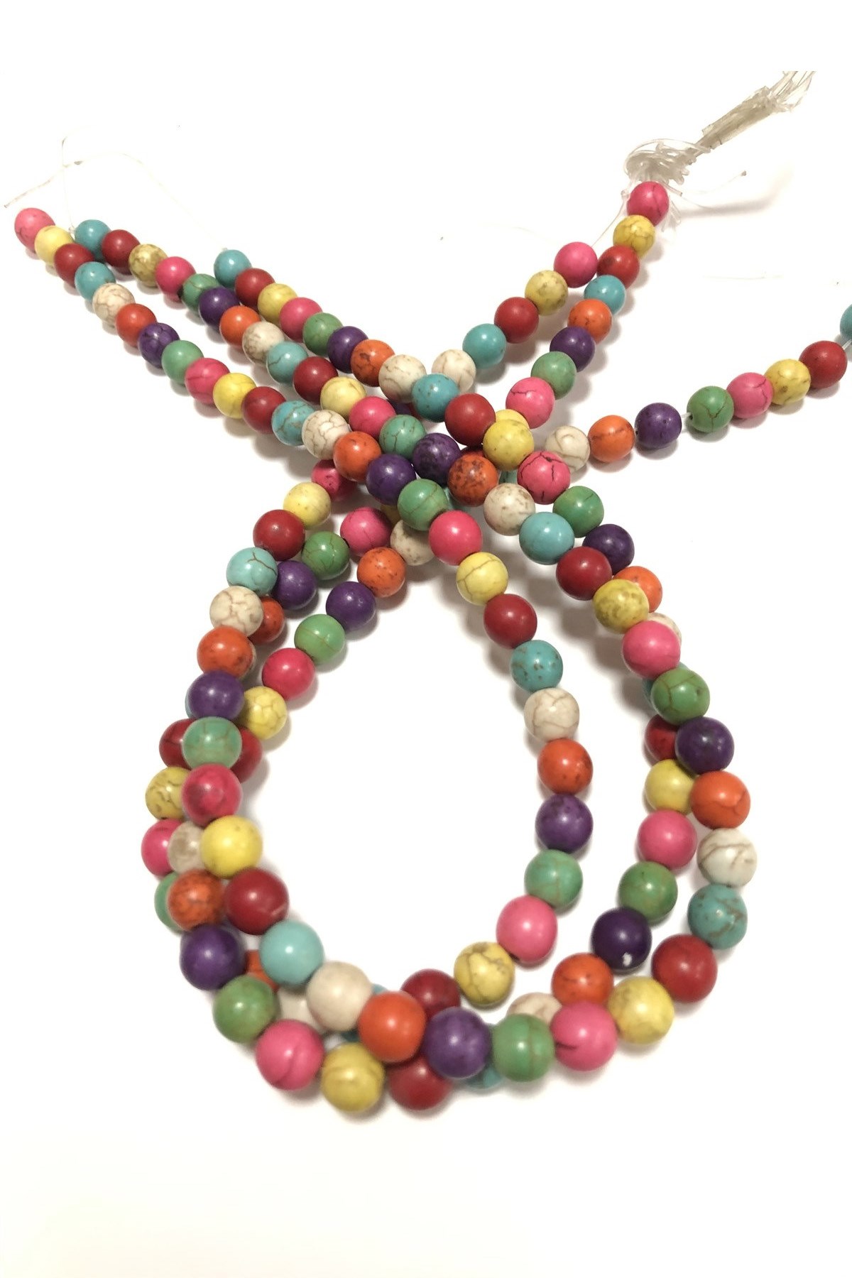 Colorful Matte Array Glass Beads 8 mm