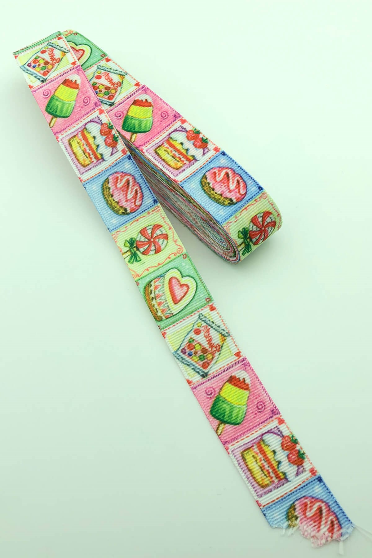 Reinforced Printed Grosgrain Ribbon 10 Mt