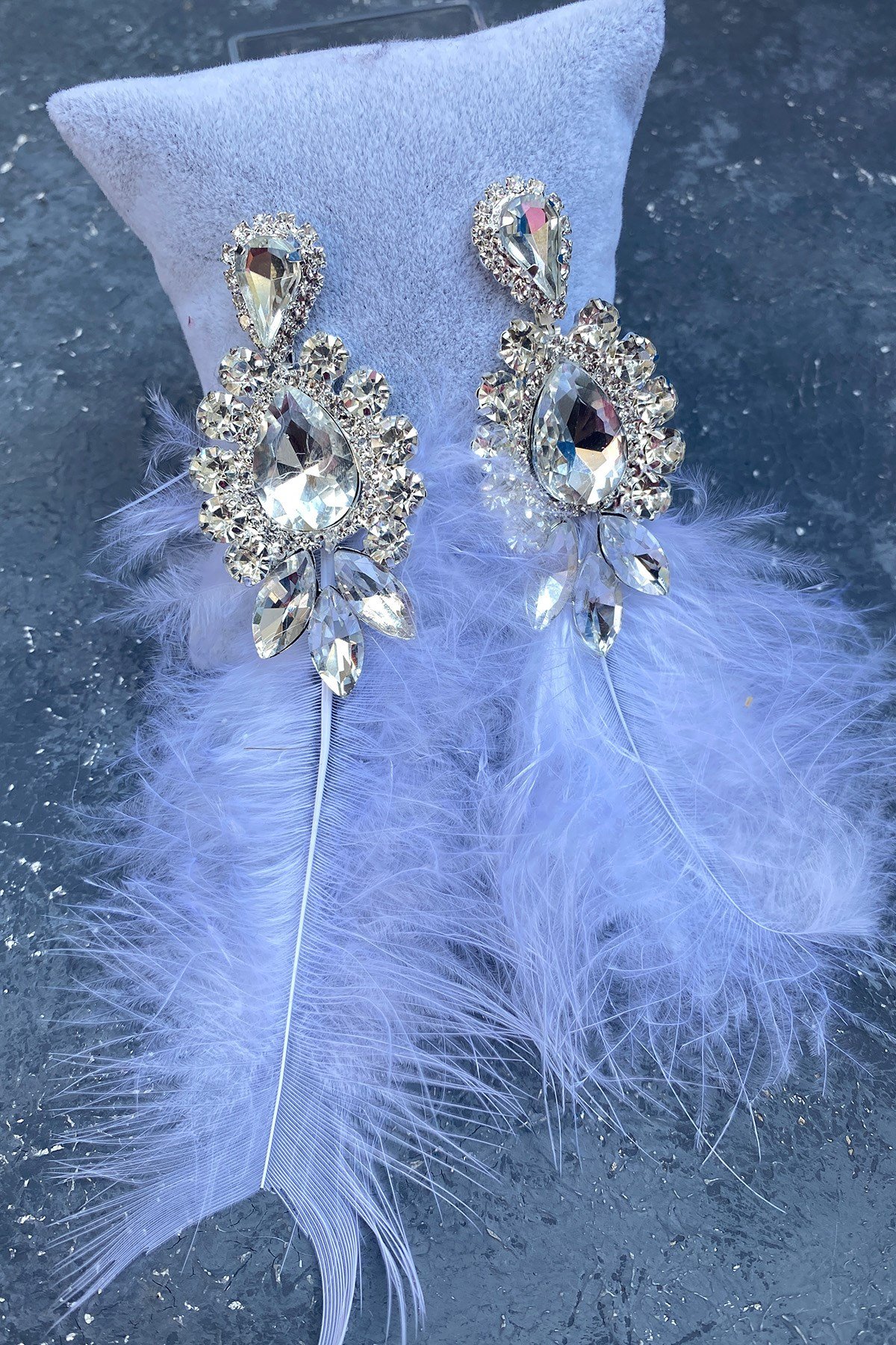 أقراط الزفاف تصميم اليدوية