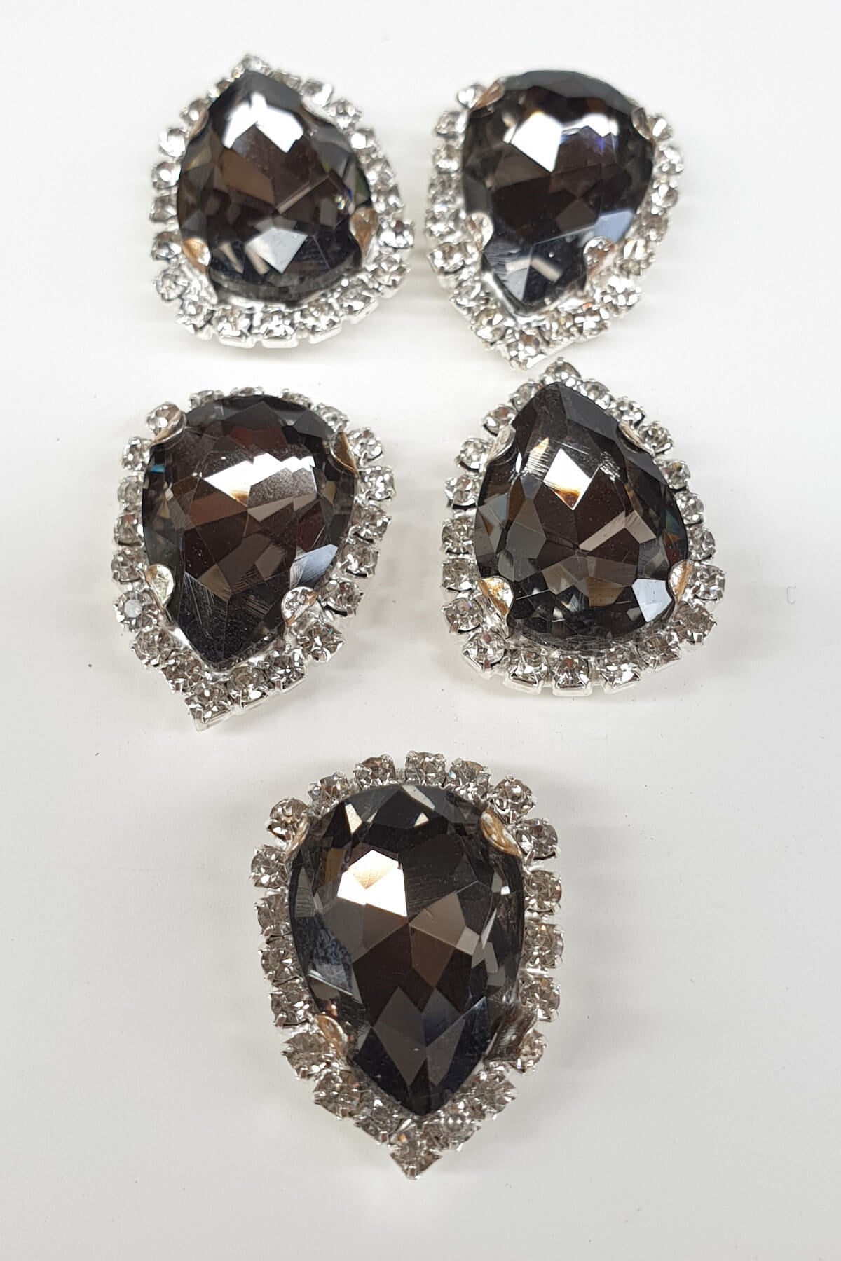 Smoked Drop Cased Studded Stone