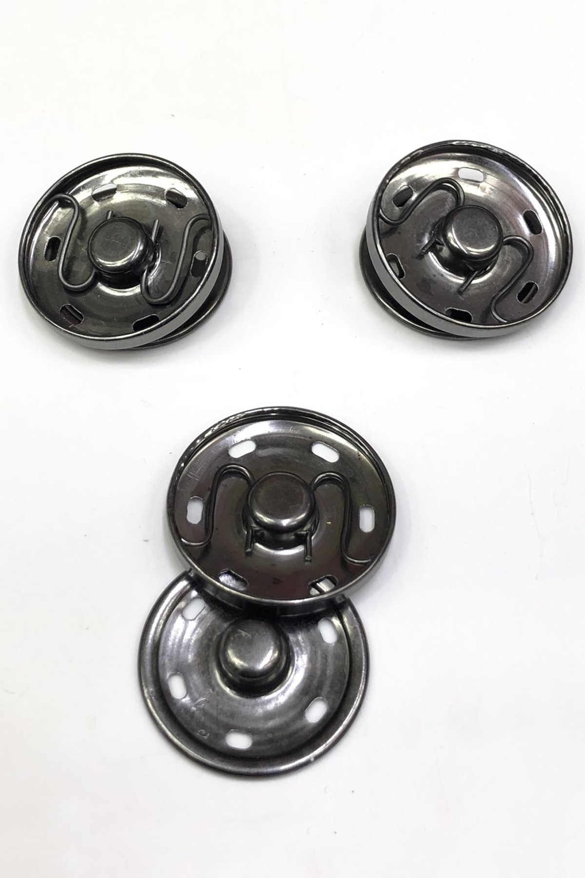 Smoked Metal Snap 2,5 cm (1 piece)