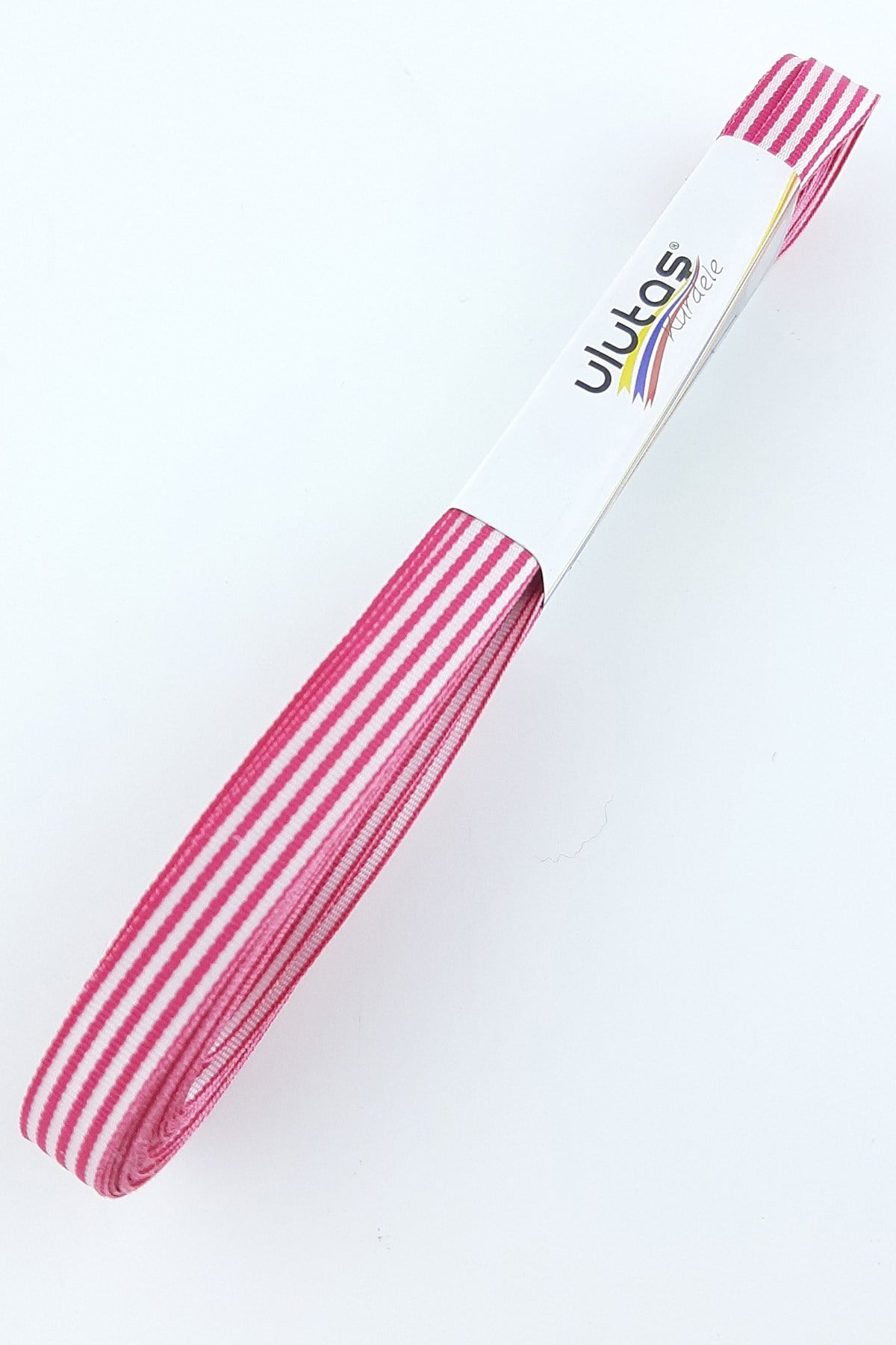 Fuchsia Striped Degrede Ribbon 1 cm 10 mt