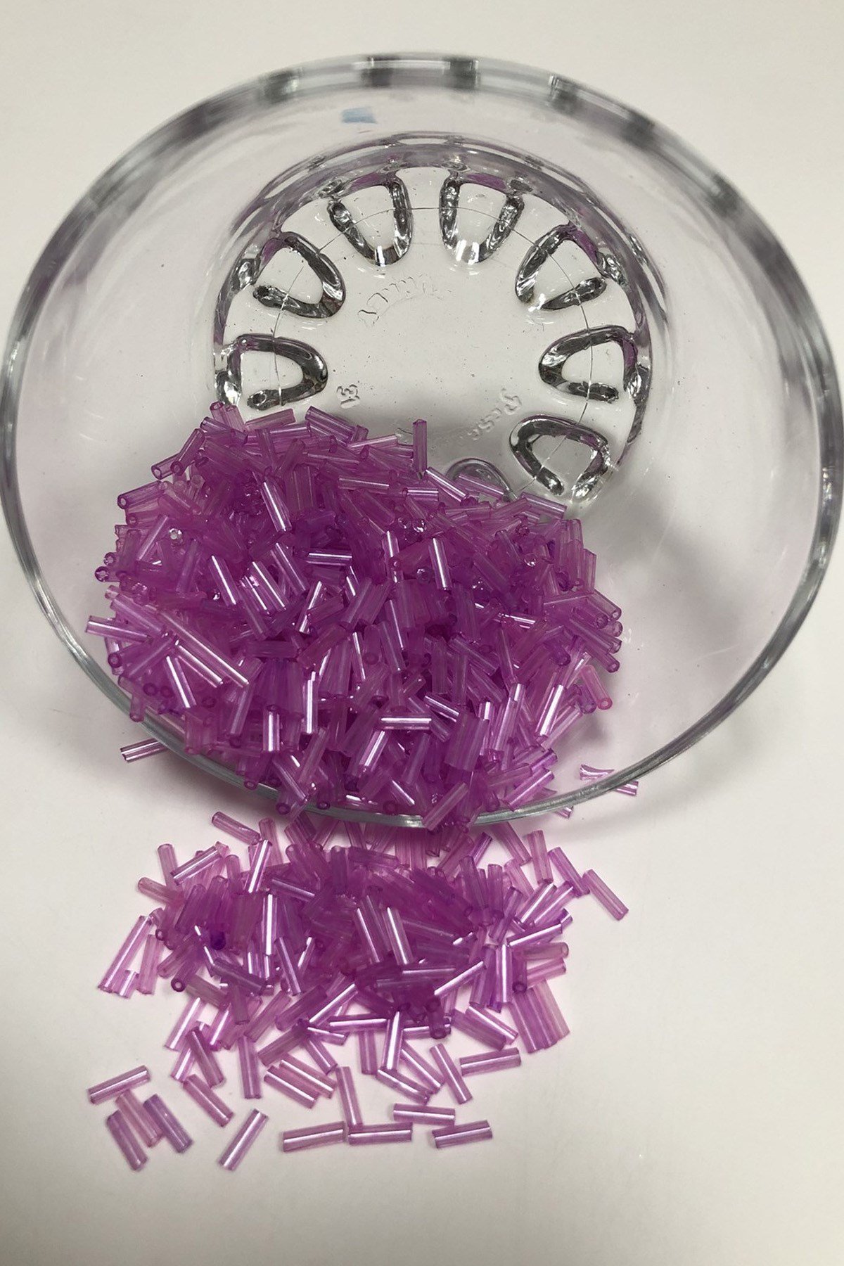 Fuşya Boru Boncuk 5 mm